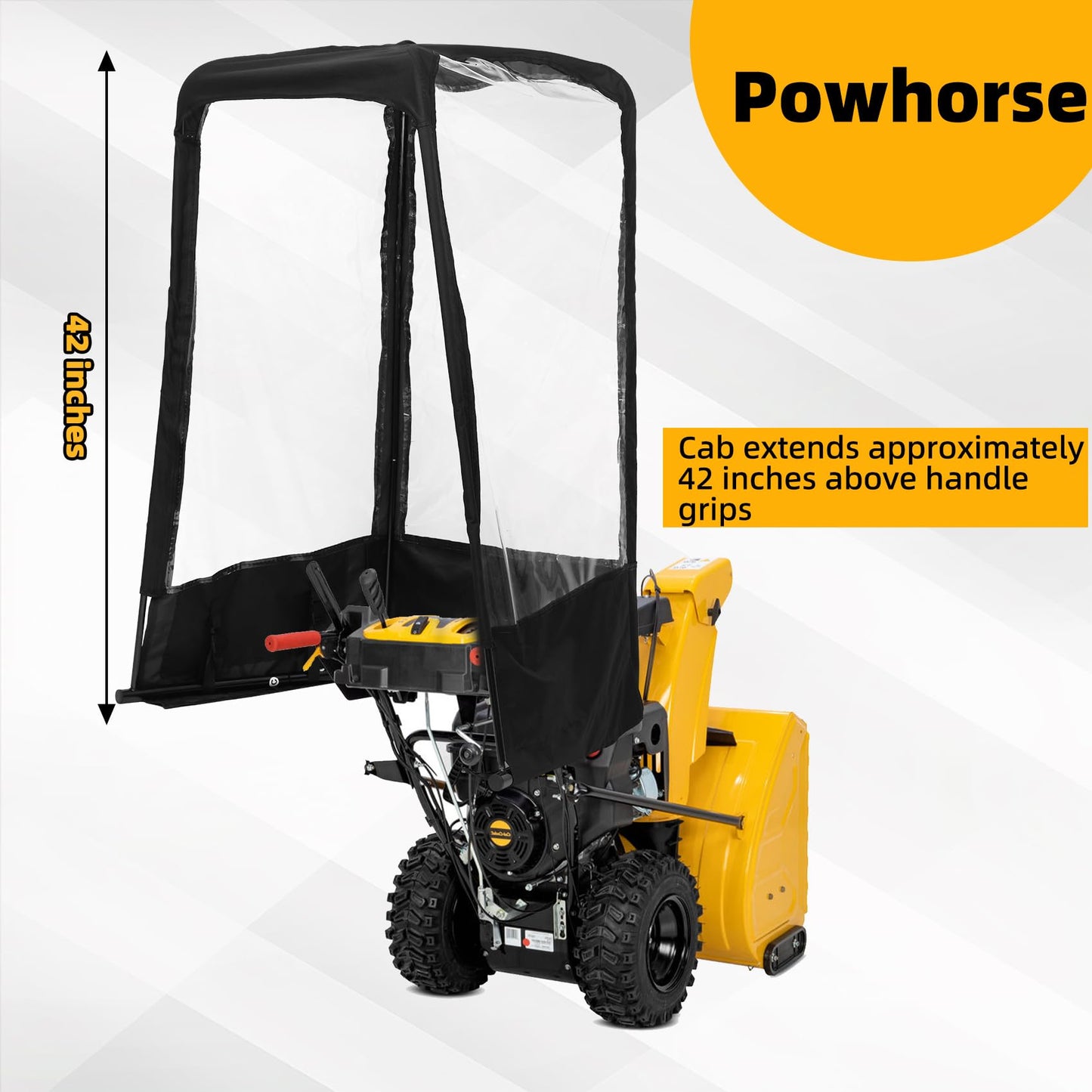 Powhorse Snow Blower Cab Enclosure Cabin Canopy Cover