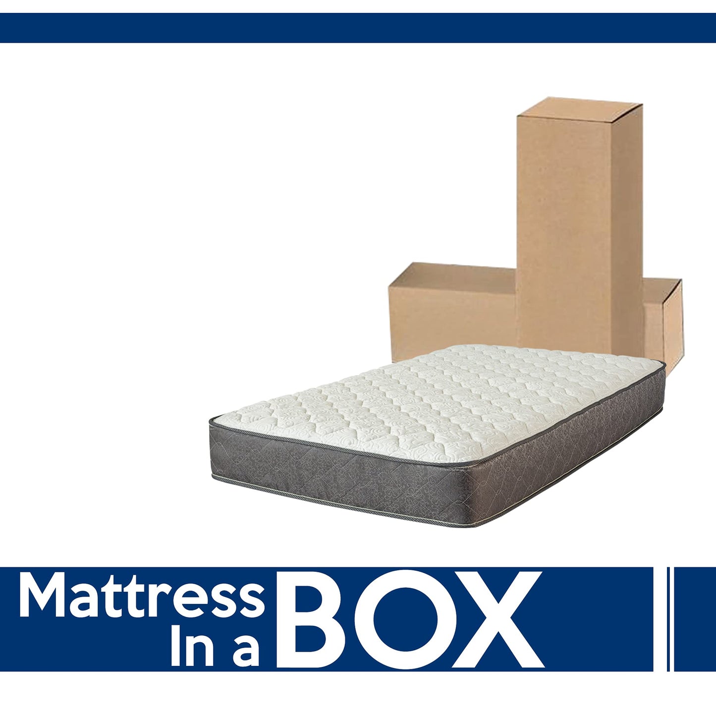 Greaton, 9-Inch Pocketed Coil Rolled Medium Plush Mattress for Adjustable Bed, Split Queen Set of 2 Halves (80x30 Each Half)