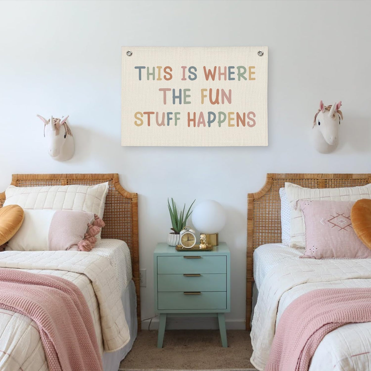 PLKMN Playroom Wall Decor,Boho Classroom Decorations