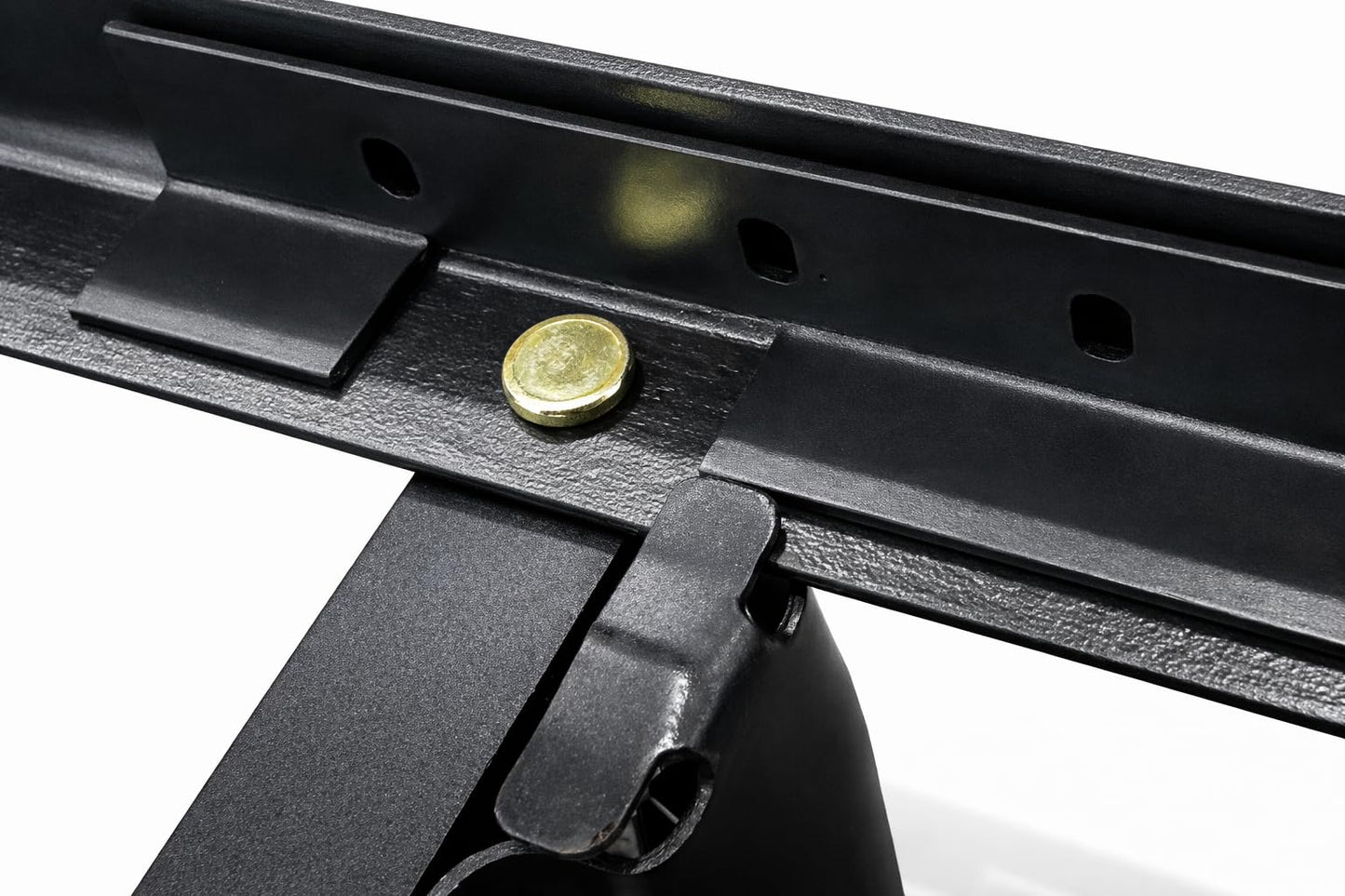 Tech Team #00712 Bed Frame Extension Set – Heavy-Duty Steel Brackets Extend Metal Bed Frame to Connect Headboard or Footboard – 2 Pieces with Hardware Included