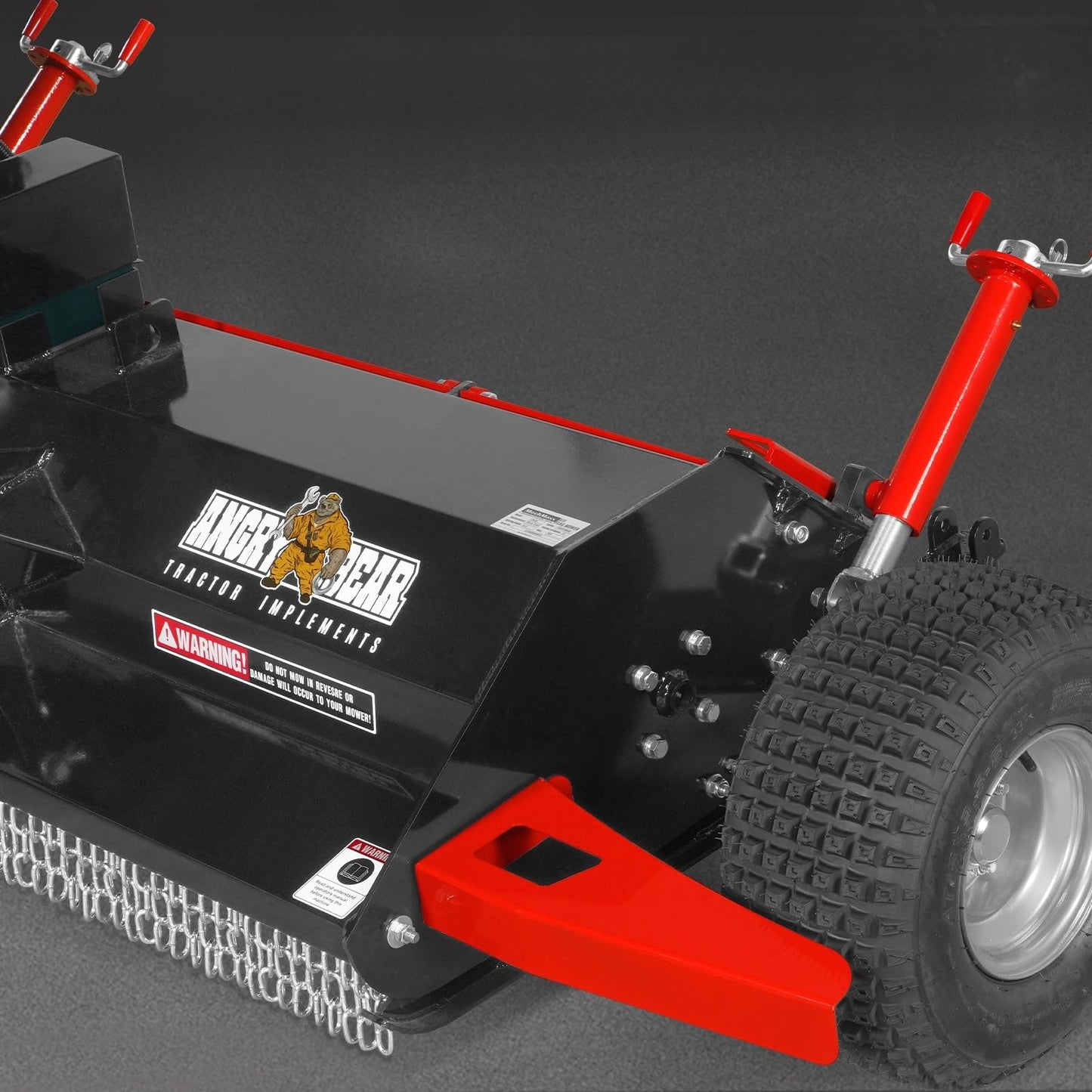 MechMaxx 55" Tow-Behind ATV Offset Flail Mower, ZONSEN 23HP 679cc E-Start Gas Engine Powered; 0.4-2.5in Adjustable Mowing Height, ATV140