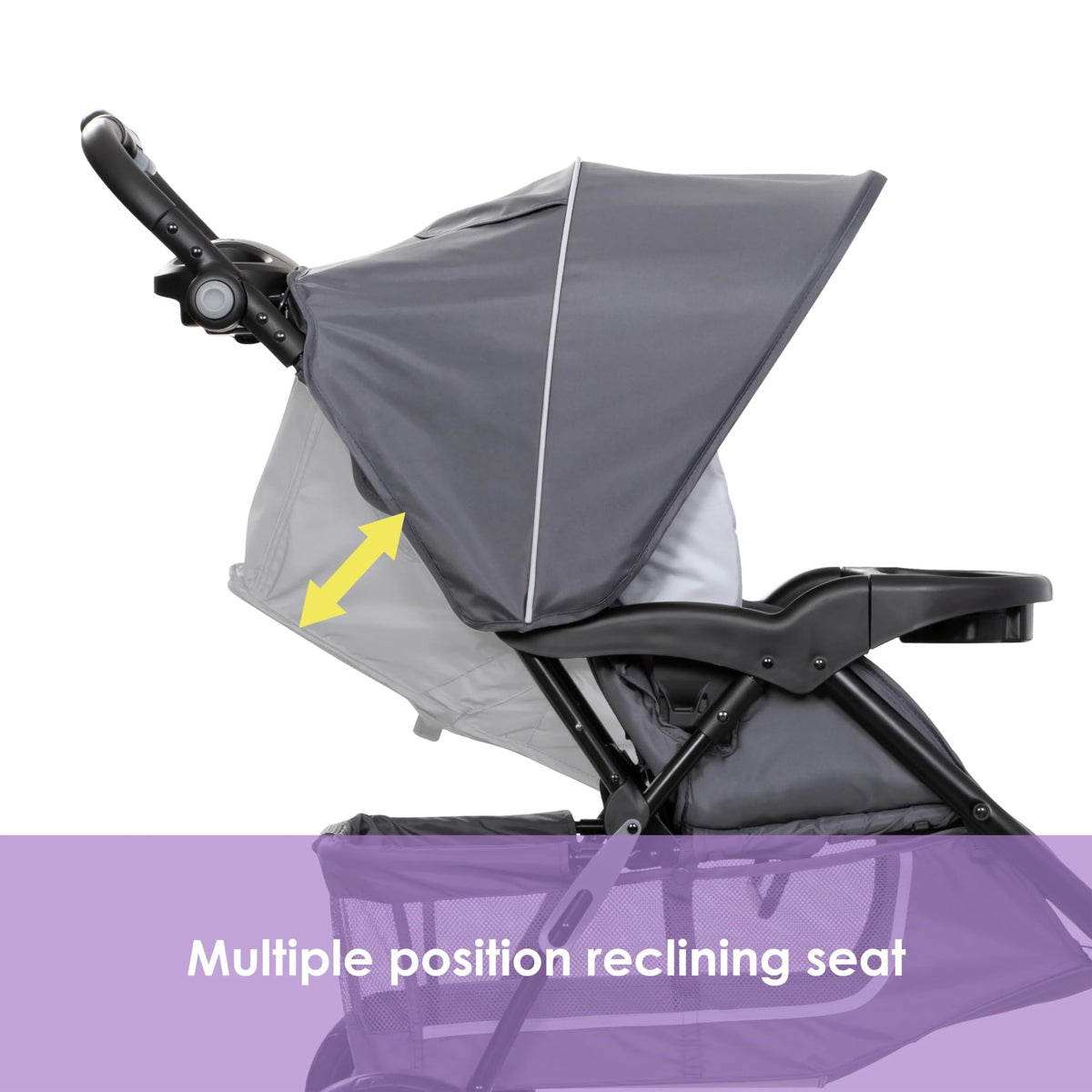 Baby Trend EZ Ride Travel System with EZ-Lift Infant Car Seat, Dash Grey