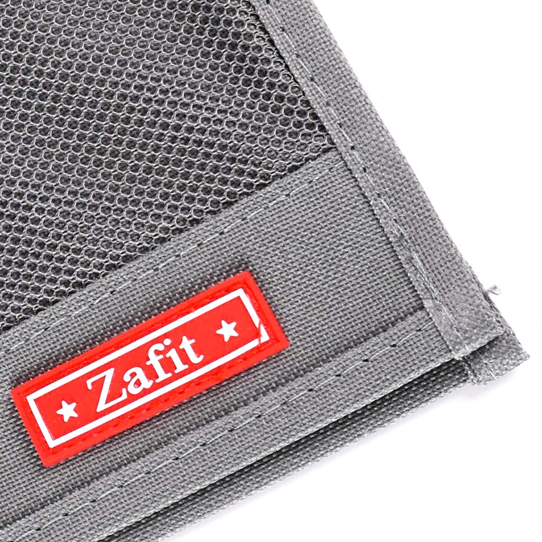 Zafit Bedside Storage Organizer, Table Cabinet Bedside Organizer Caddy for Remotes Phone Glasses (Classic 4 Pockets-Grey)