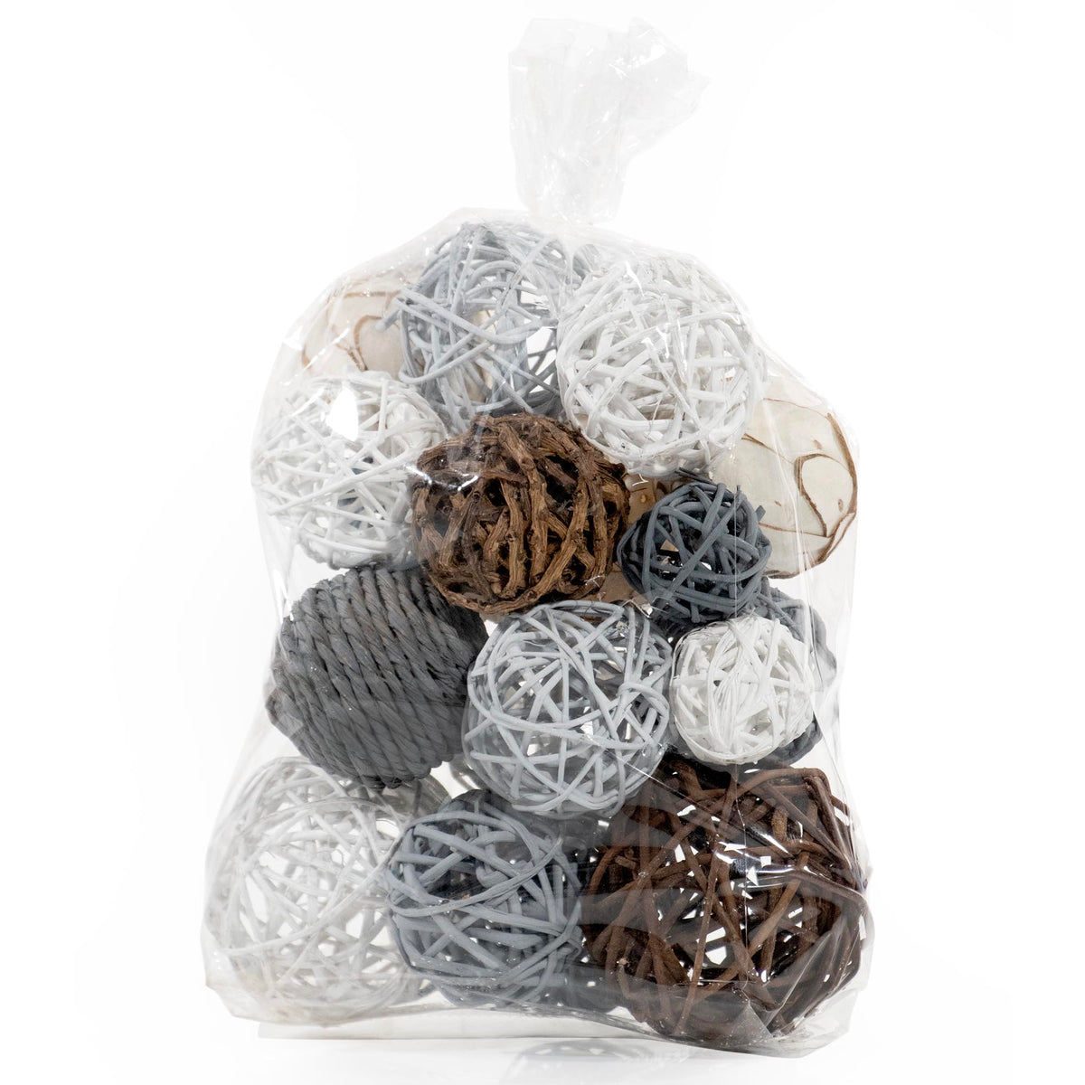 ANDALUCA Decorative Balls Vase Filler Bag with Orbs, Balls (Grey)