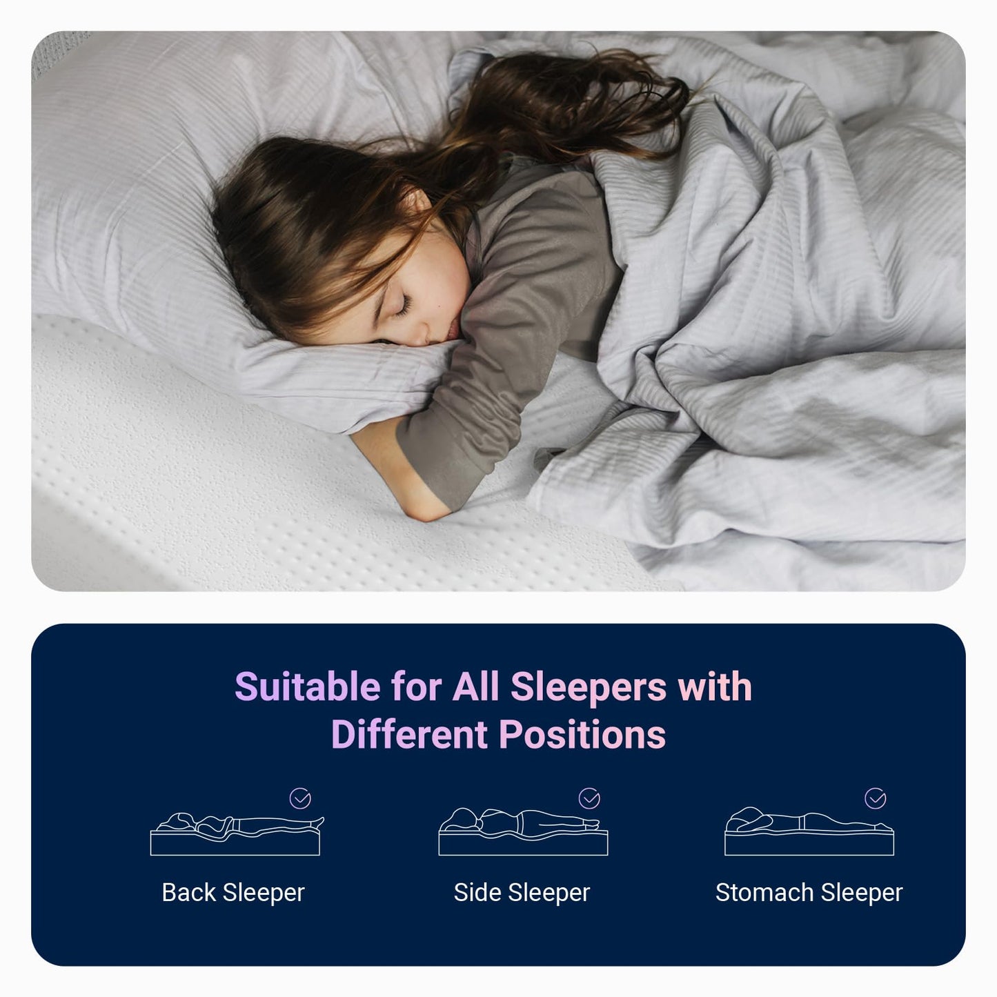 Avenco Twin XL Mattress, 8 Inch Twin XL Size Mattress in a Box, Gel Memory Foam Mattresses for Cooling Night Sleep & Pressure Relief, Colchones TXL for Kids Fiberglass Free CertiPUR-US Certified