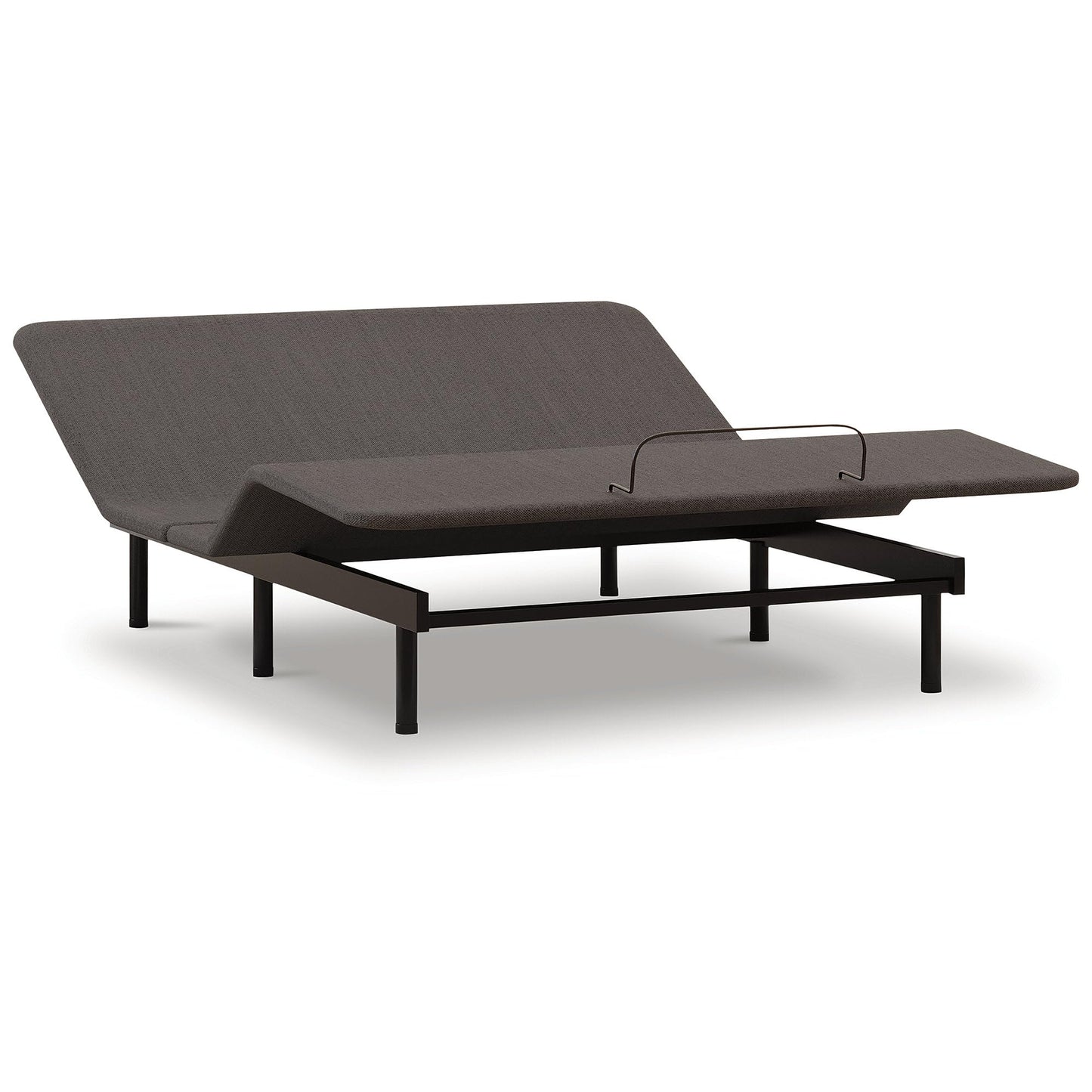 Signature Design by Ashley Head/Foot Model - Good Traditional California King Adjustable Head & Foot Base with USB Ports and Remote Control, Charcoal