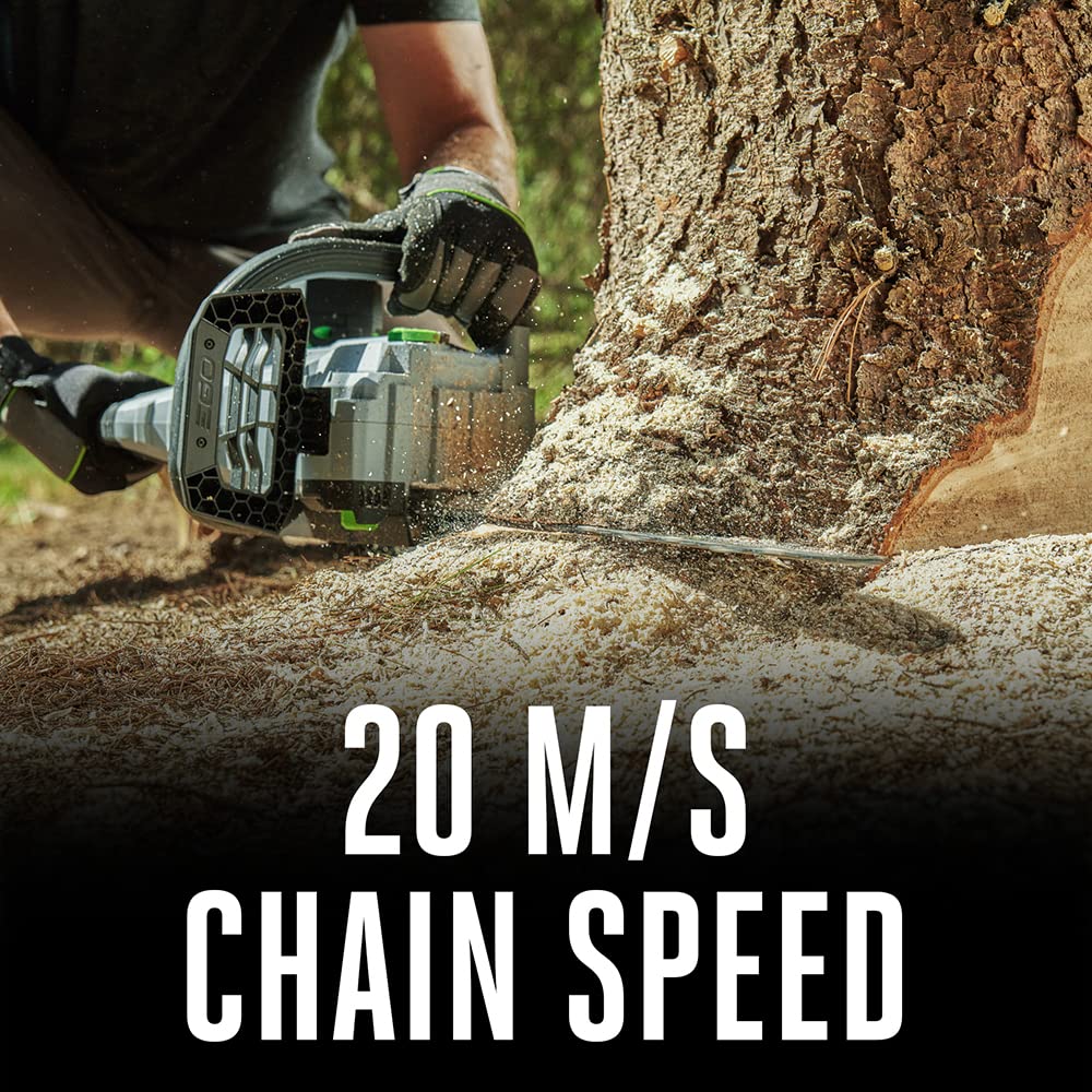 EGO POWER+ Chain Saw, 16” Battery Powered Chainsaw, Electric Cordless, Battery and Charger Not Included – CS1610
