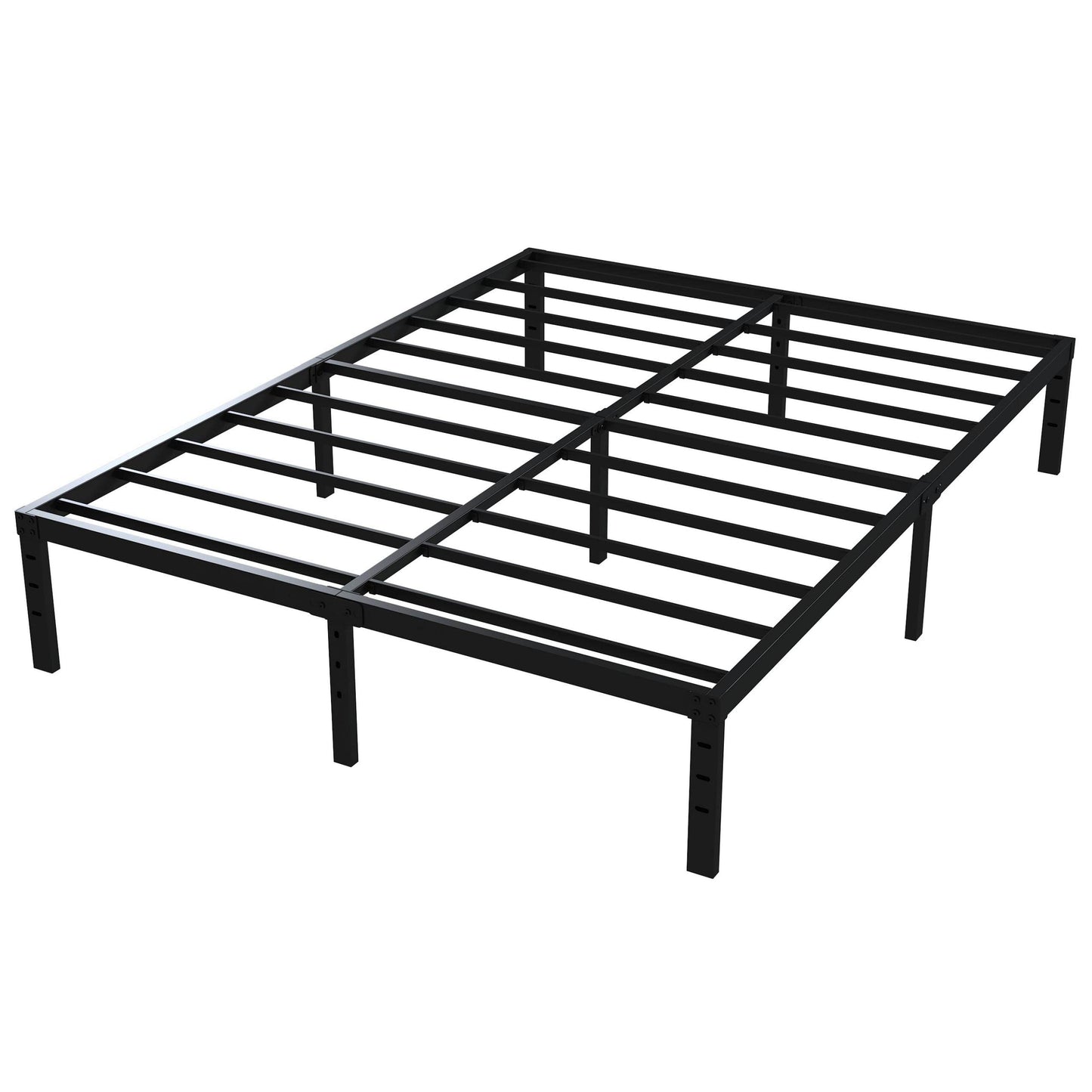Upcanso 16 Inch California King Bed Frames No Box Spring Need, Platform Cal King Bed Frame with 14 Inch Storage, 3500 lbs Heavy Duty Metal Slats Support, Easy Assembly Mattress Foundation