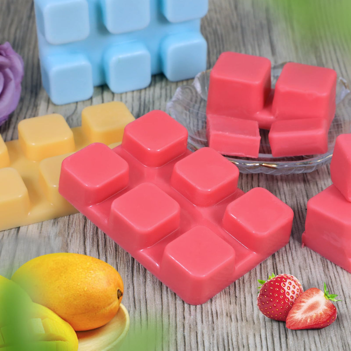 SCENTORINI Wax Melts, Scented Wax Cubes Strong Scent for Wax Warmer, 6 Pack