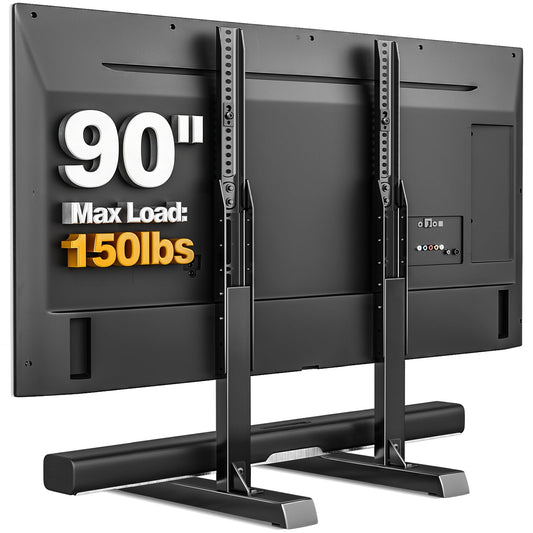 TVON Universal TV Legs, Table Top TV Stand Base with Height Adjustable