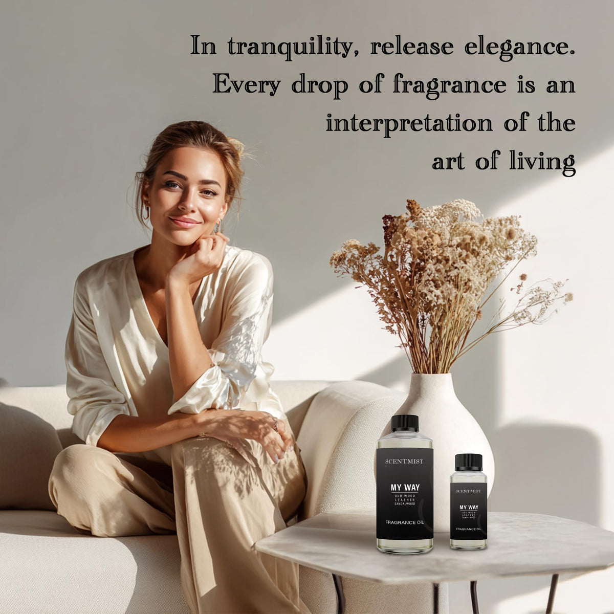 Scentmist My Way Hotel Diffuser Oil Luxury Fragrance Scent 120ml Rich Aroma