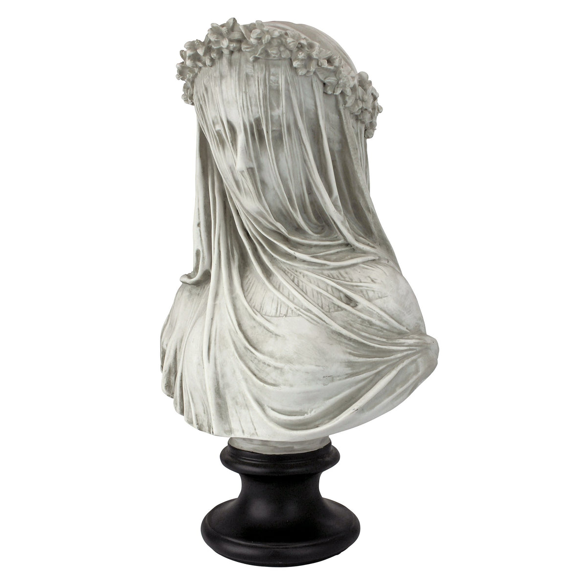 Design Toscano Veiled Maiden Indoor Bust Statue, 9 Inch Wide, 14 Inch Tall
