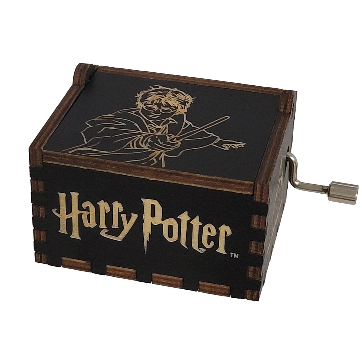 TheLaser'sEdge Harry Potter Mini Music Box Gift - Black Happiness