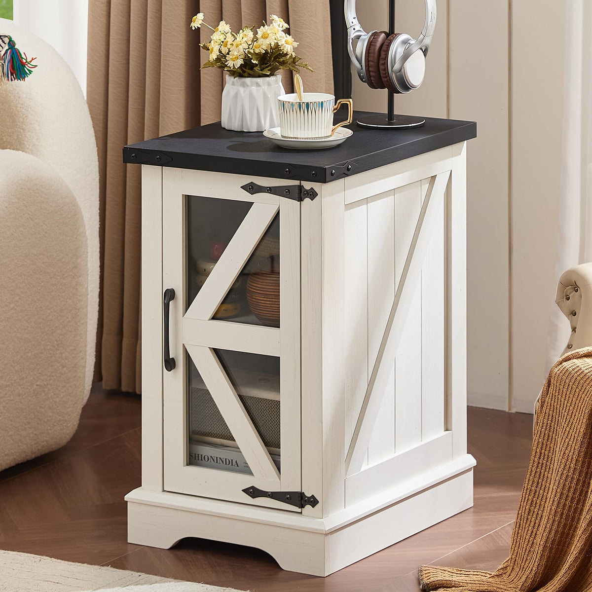 Joaxswe Farmhouse Coffee Table Sets 3