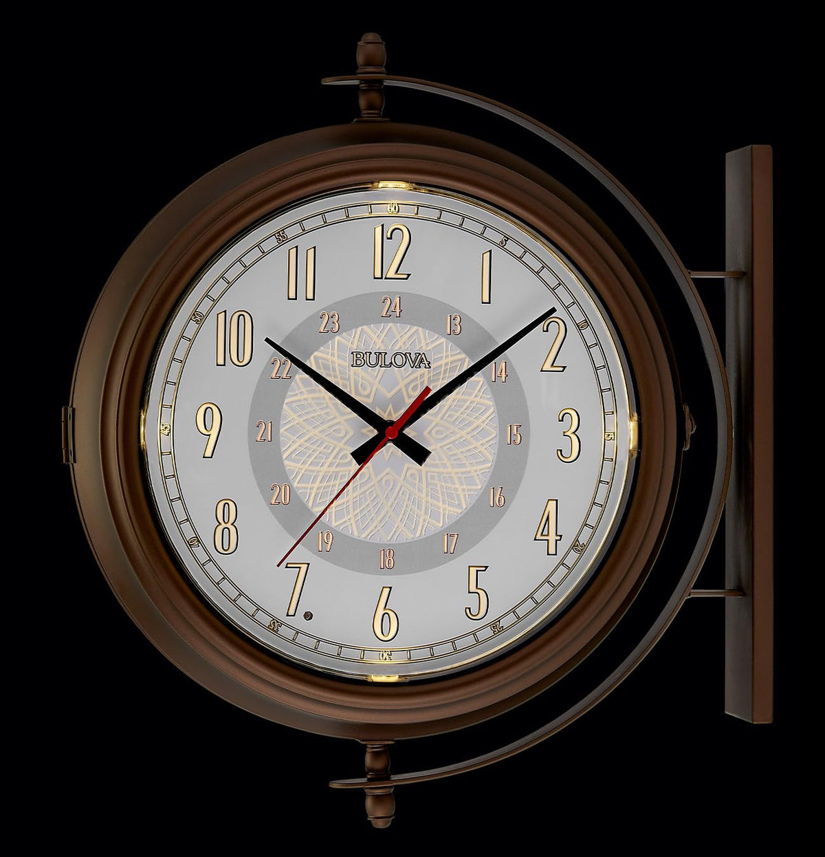 Town Crier Double Sided Outdoor Clock by Bulova