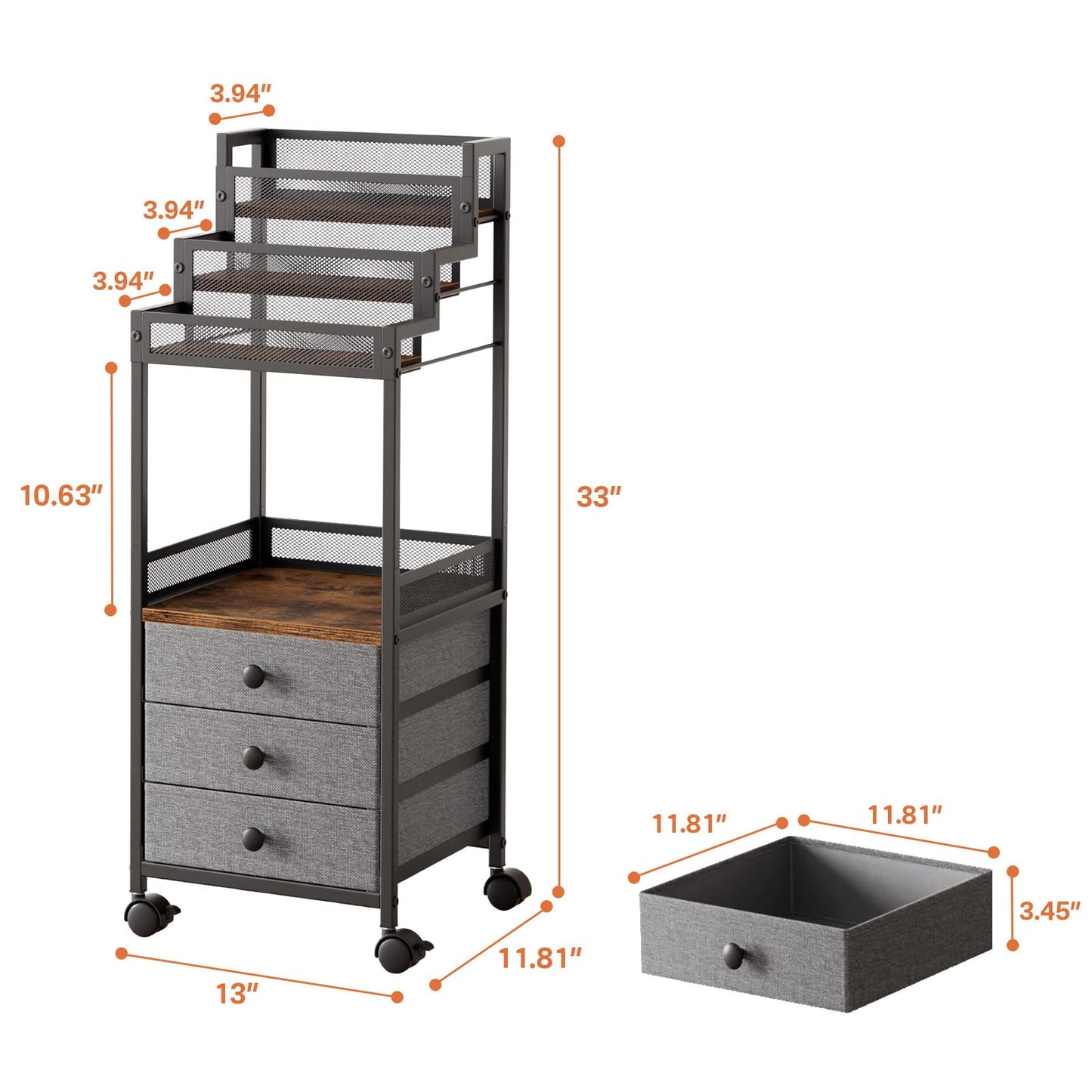 FURFUN Display Riser Stand Perfume Cologne Organizer for Men and Women 13in