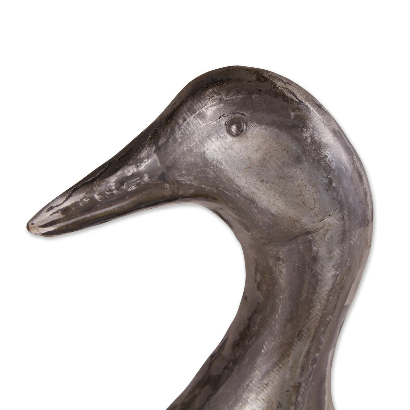 GALVANIZED DUCK SCULPTURE