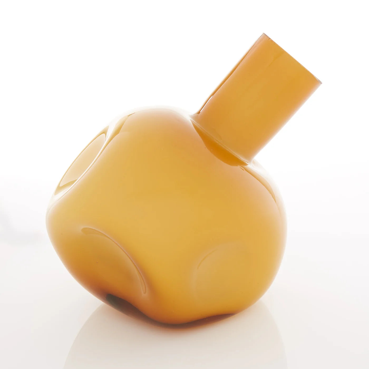 YELLOW ABSTRACT VASE