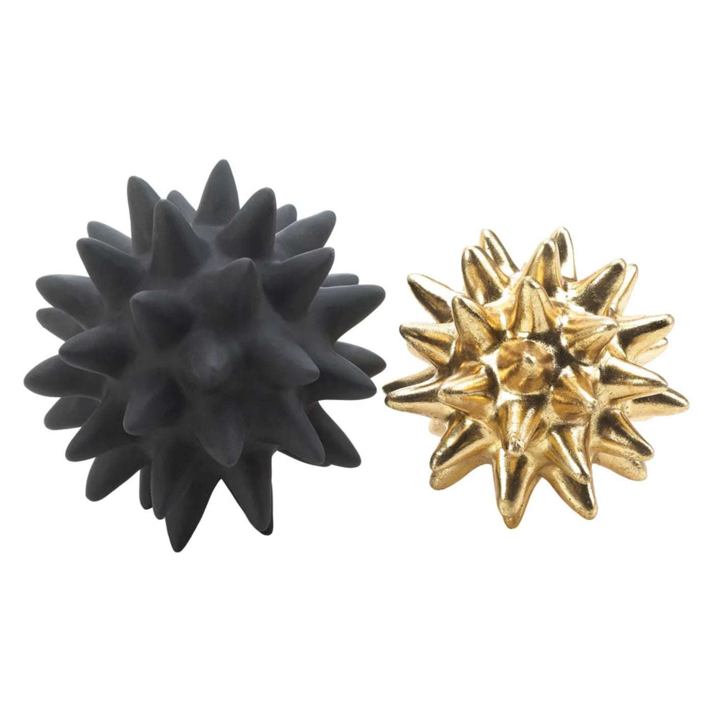 Storico Black & Gold Spike Sculptures