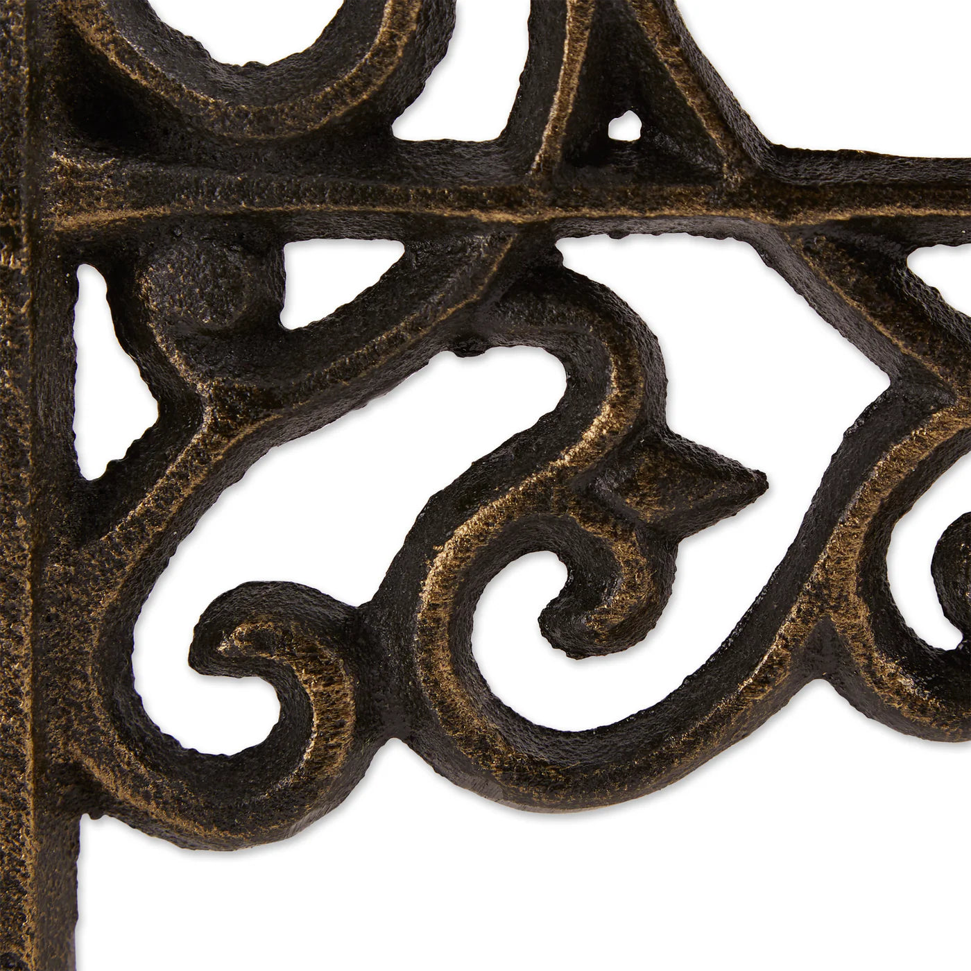 WALL MOUNTED ORNATE CAST IRON BIRD FEEDER