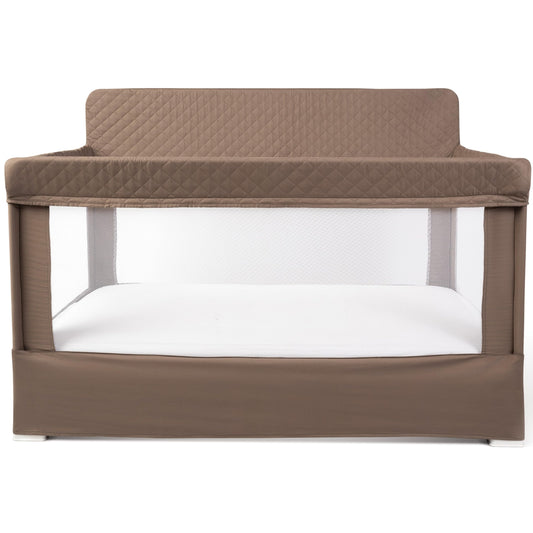 Baby Delight Lunaire Organic Full Size Crib, Organic Mocha