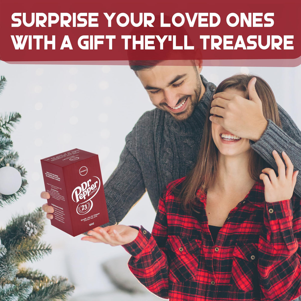 Doctor Pepper Candle - Smells Like the Real Soda - Soy Funny Candles Gift