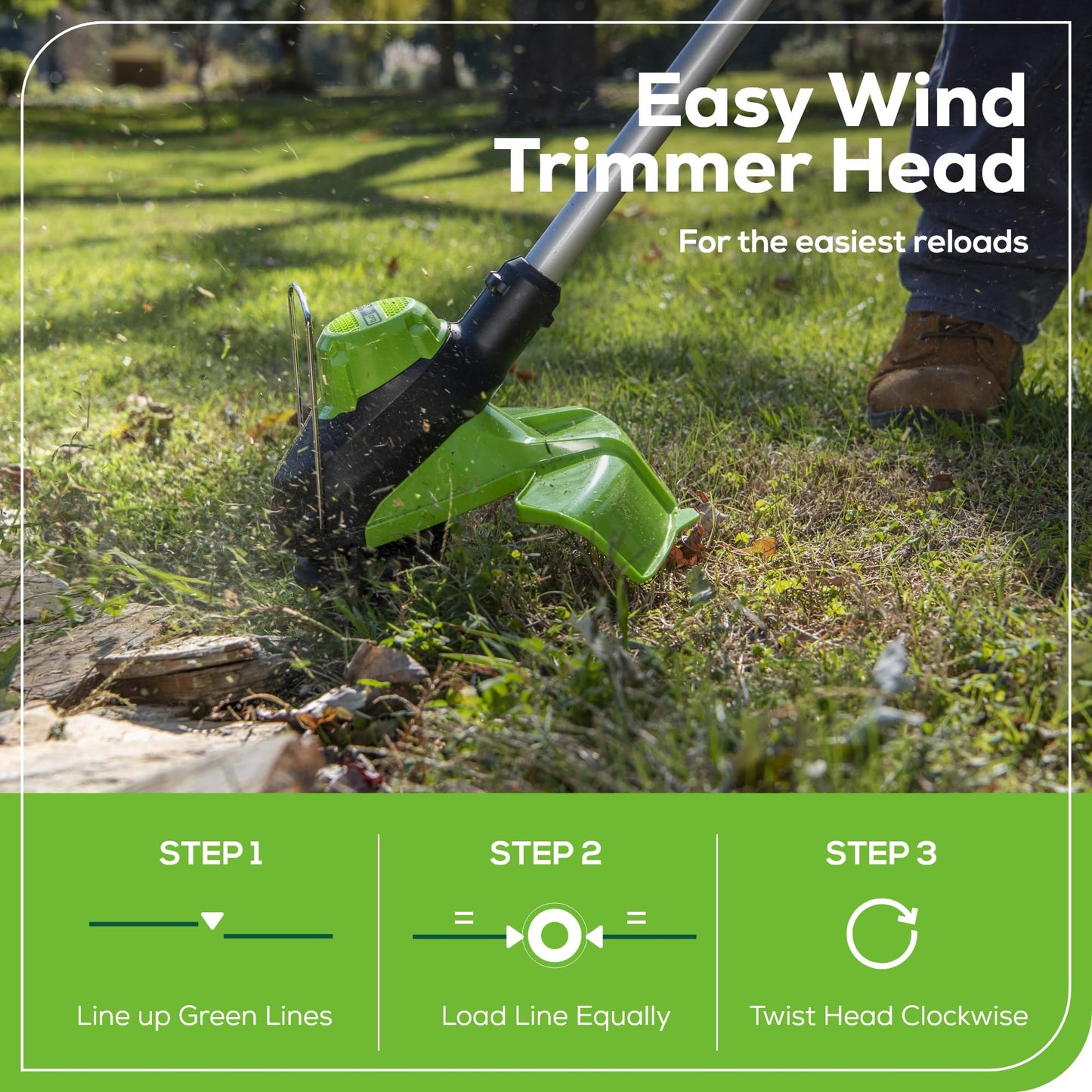 Greenworks 60V Cordless Yard Tool Combo Kit with 4.0Ah Battery & Charger – 13" Dual-Line String Trimmer and 540 CFM Leaf Blower