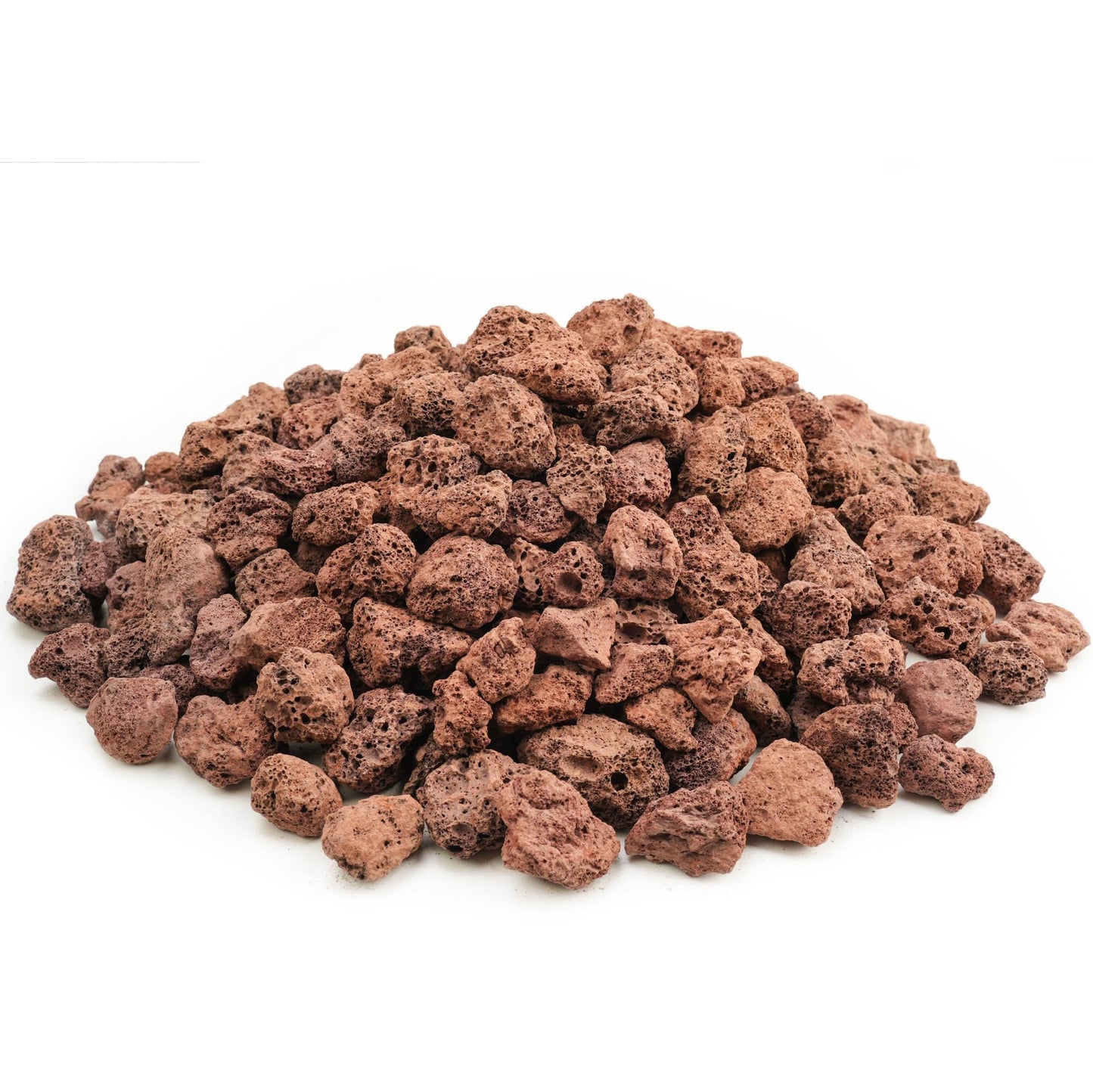 NUPICK 10lb Red Lava Rocks for Fire Pit, Volcanic Rock for Fireplace
