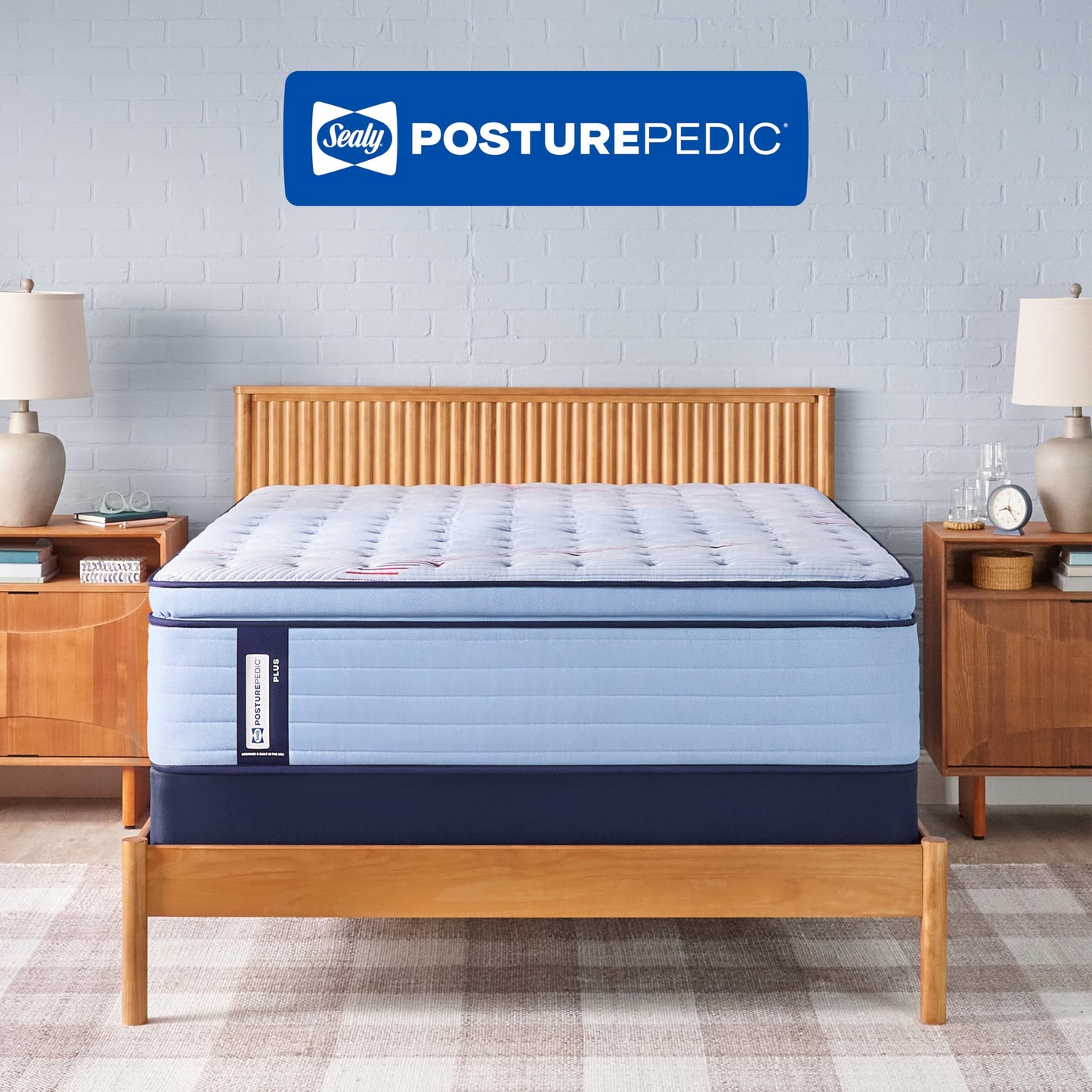 Sealy Posturepedic® Plus Glenshaw 15" Medium Pillowtop Innerspring Mattress - King