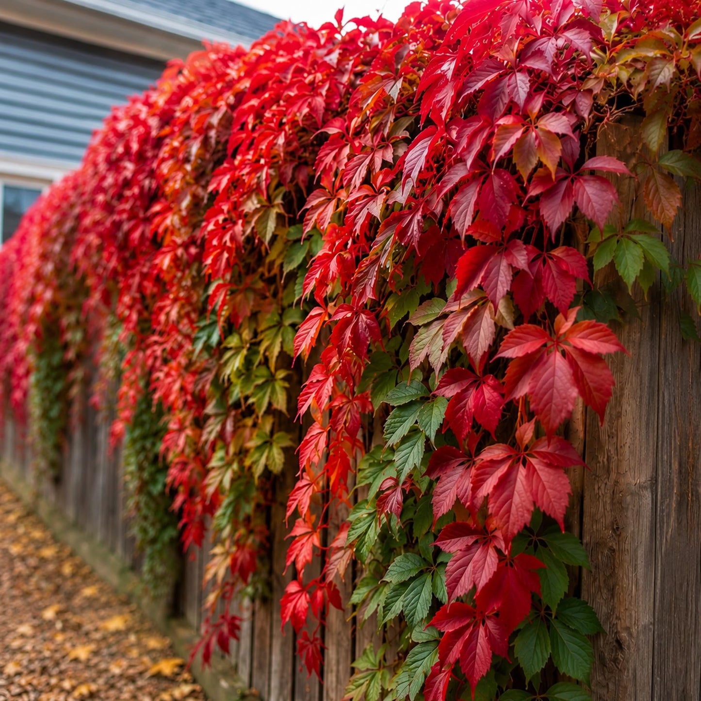 3 Virginia Creeper Live Bare Root Plants | Fast Growing Climbing Vine Rootstock for Planting | Hardy Parthenocissus quinquefolia Vine for Fences, Walls & Privacy Coverage (3 Plants)