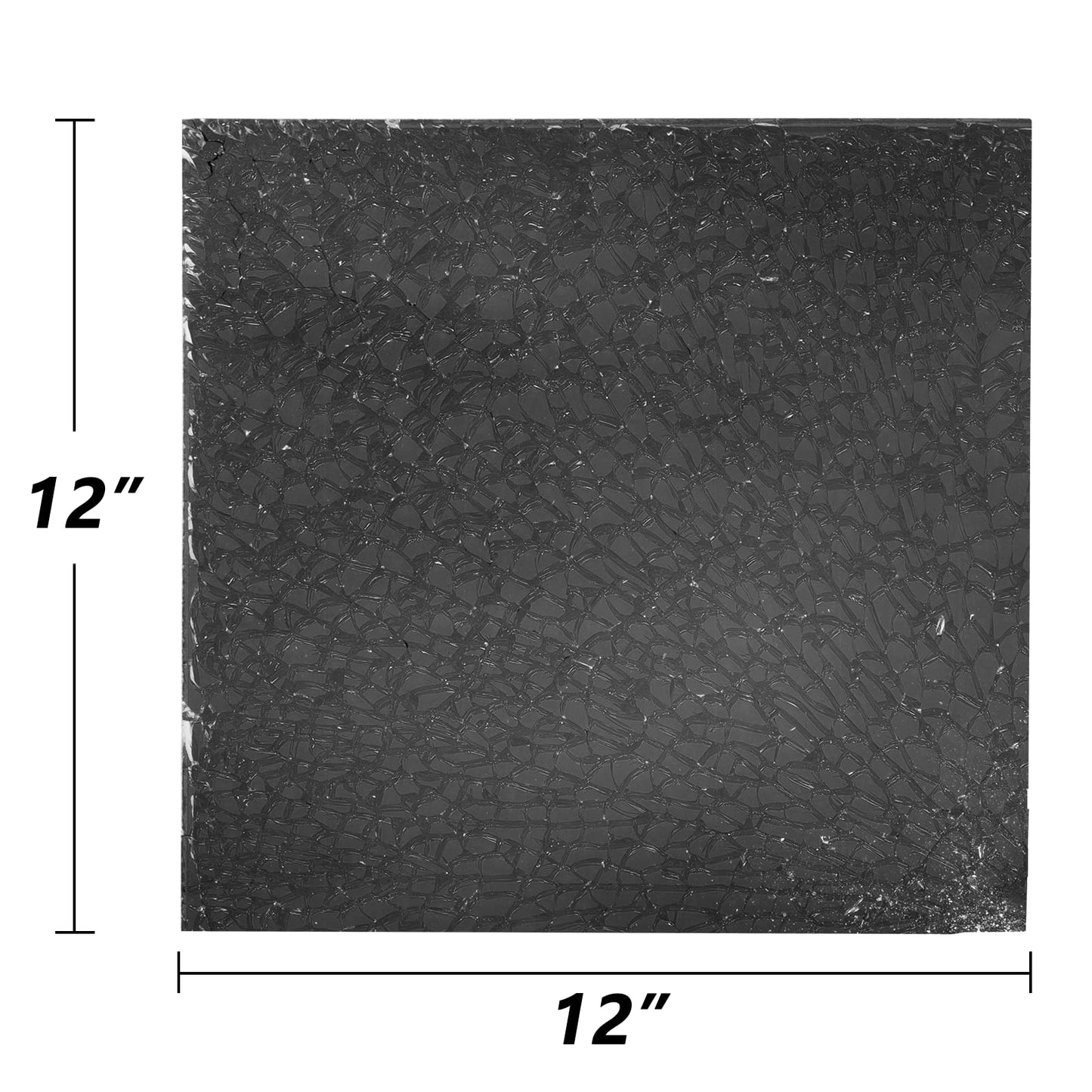 GASPRO 20 lbs Black Fire Glass for Fire Pit, 1/2-Inch Reflective Glass Rocks for Propane or Gas Fireplace, Add Ambience to Gatherings and Parties for Outdoors and Indoors