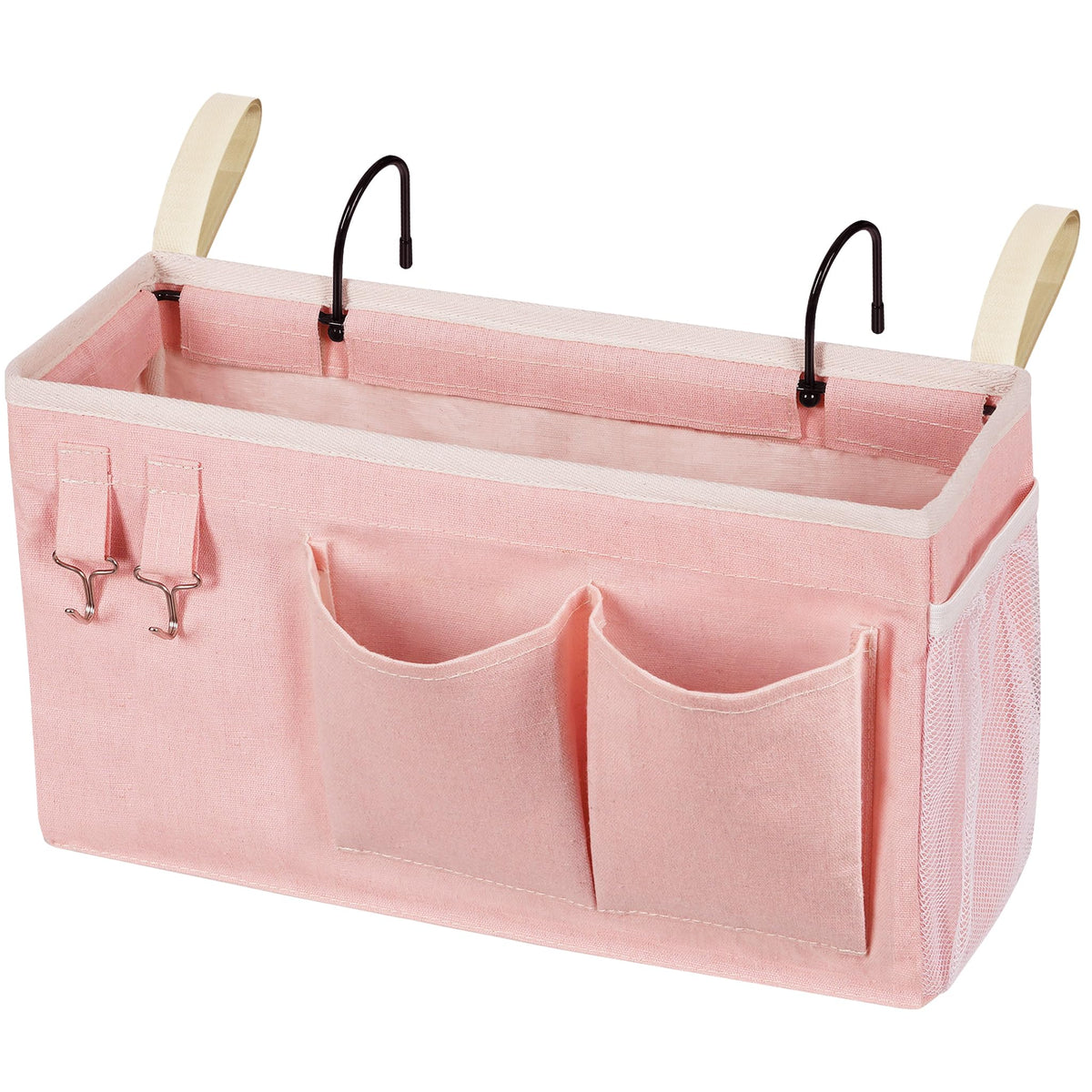 Bedside Caddy, Bedside Storage Bag Hanging Organizer for Bunk Dorm Bed Rail