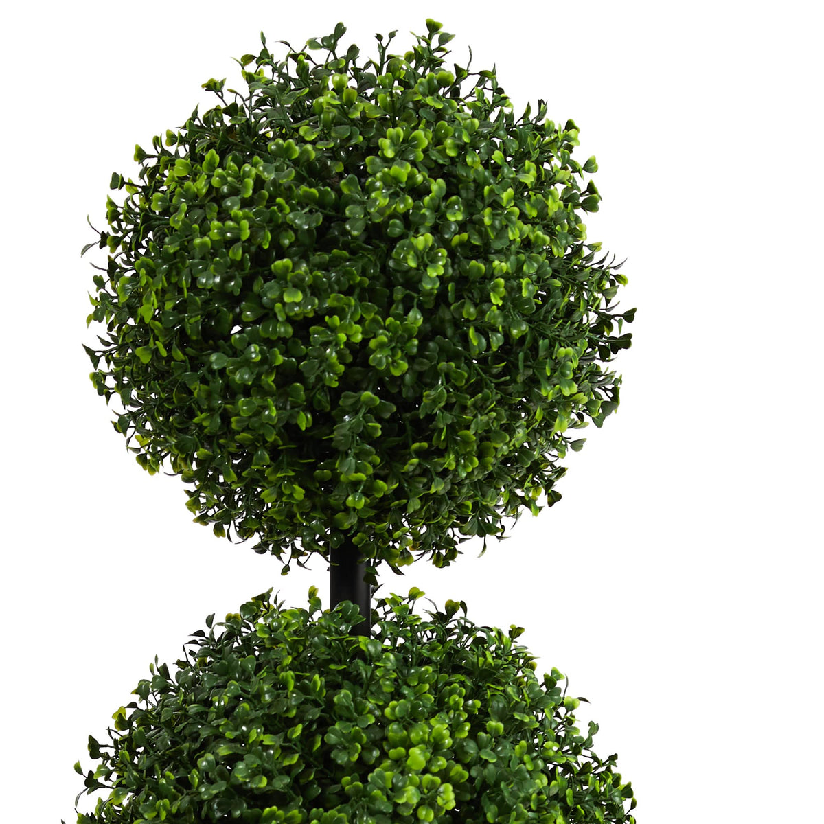Nearly Natural 36 in Artificial Triple Ball Boxwood Topiary Tree with Pot