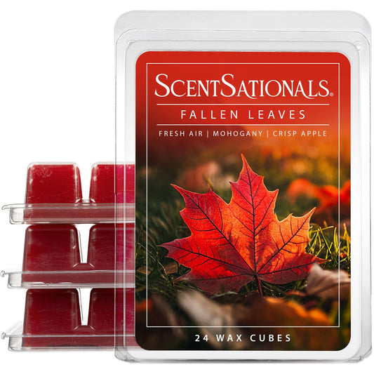 Scentsationals Fallen Leaves, Autumn Air Fall Wax Melts 10oz (24 Cubes)