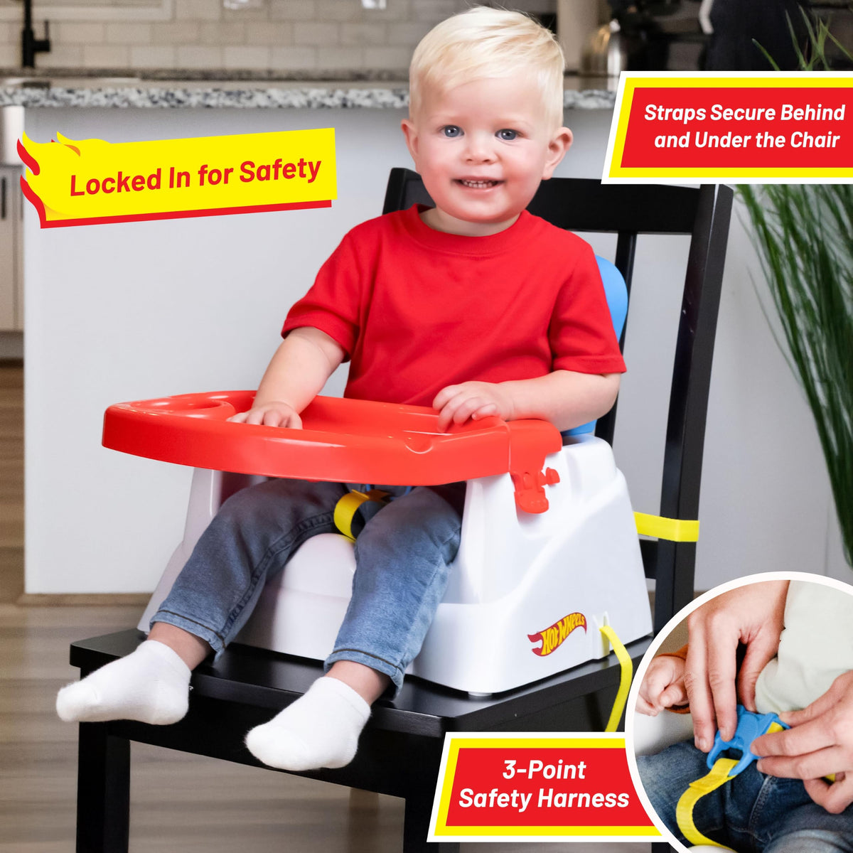 Hot Wheel Booster Seat with Tray