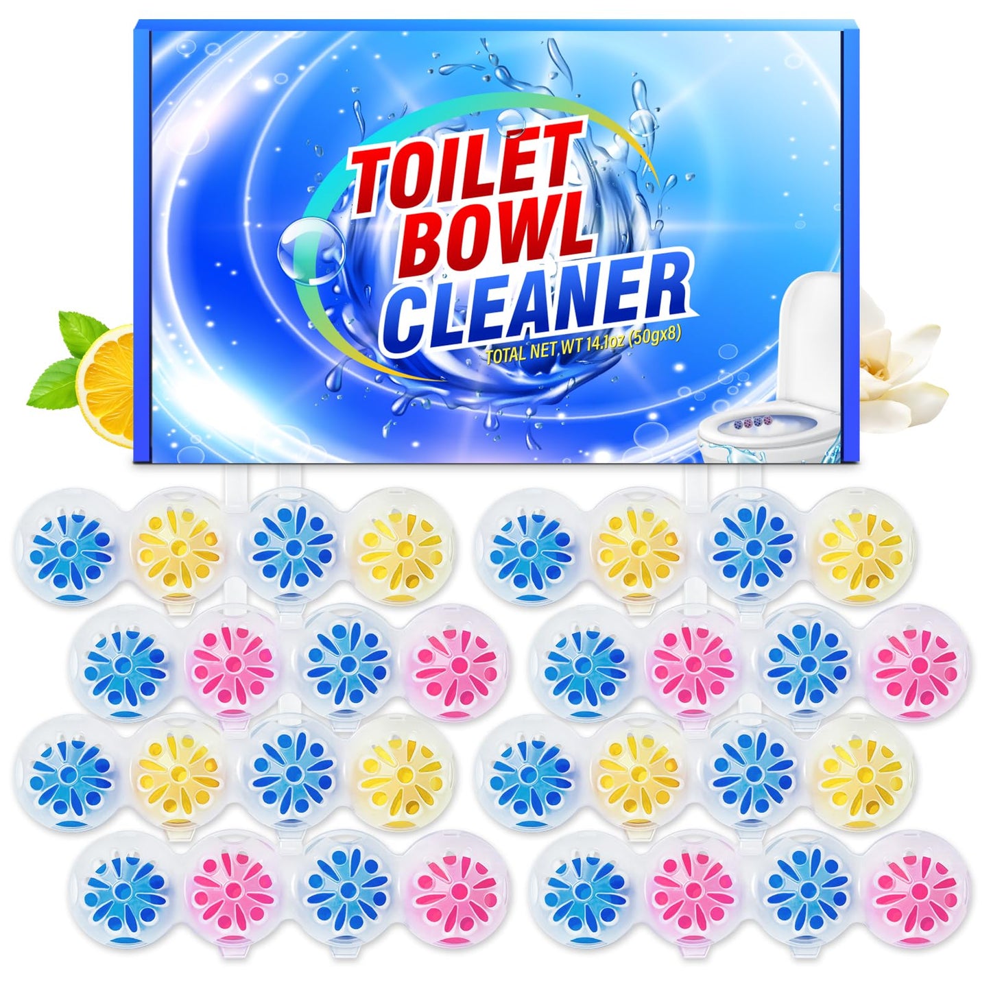 SCENTORINI 4-in-1 Toilet Bowl Cleaner Rim Hanger