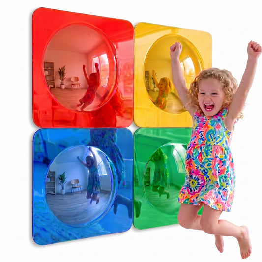 Whimtoyland 4PCS Sensory Mirror for Kids, Gift for Autistic Boys & girls
