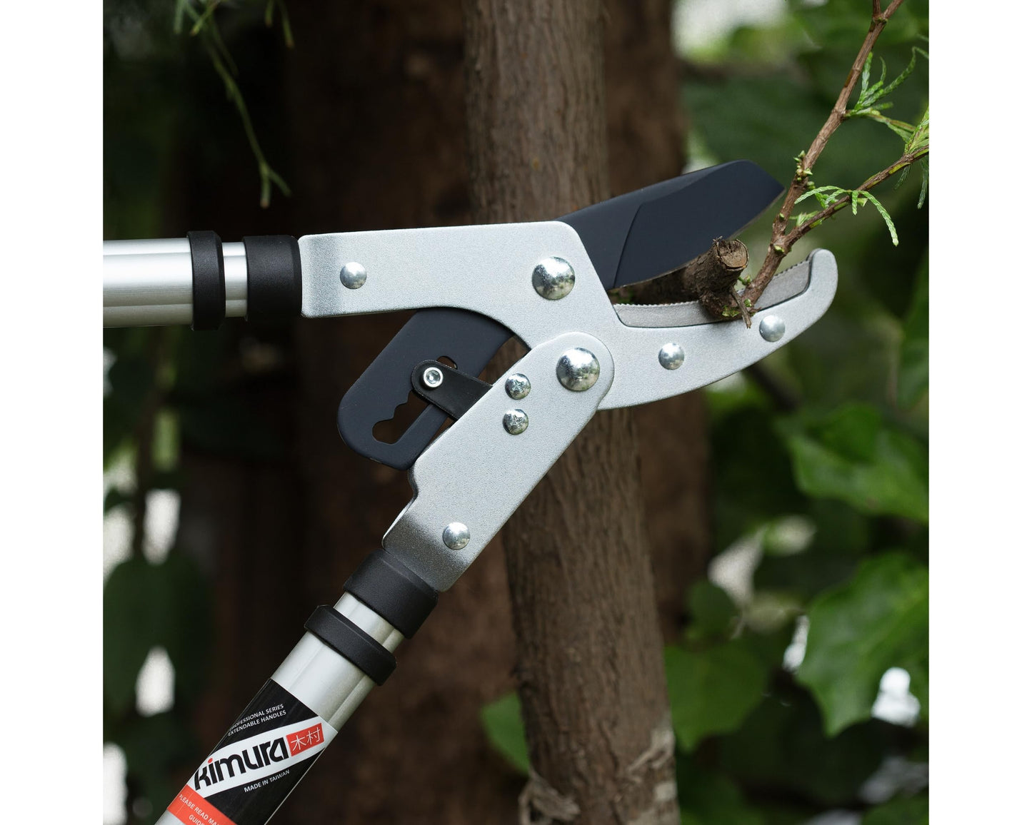 Kimura® Pro Heavy Duty Garden Loppers - 25-37", Premium Anvil Lopper with Advanced Ratchet Mechanism, Lightweight Telescopic Handles, Japanese SK5 Steel Blades, Extendable Garden Loppers
