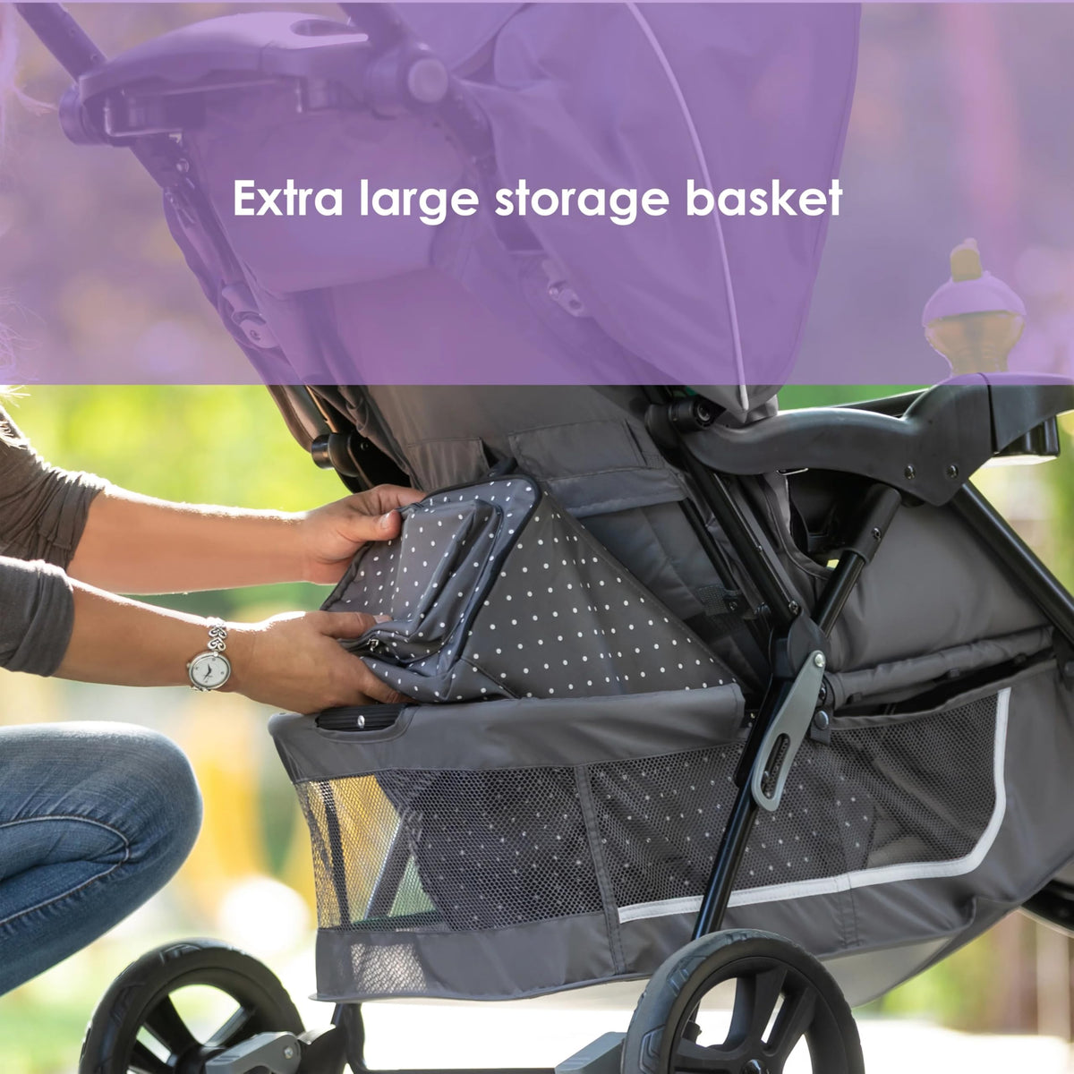 Baby Trend EZ Ride Travel System with EZ-Lift Infant Car Seat, Dash Grey