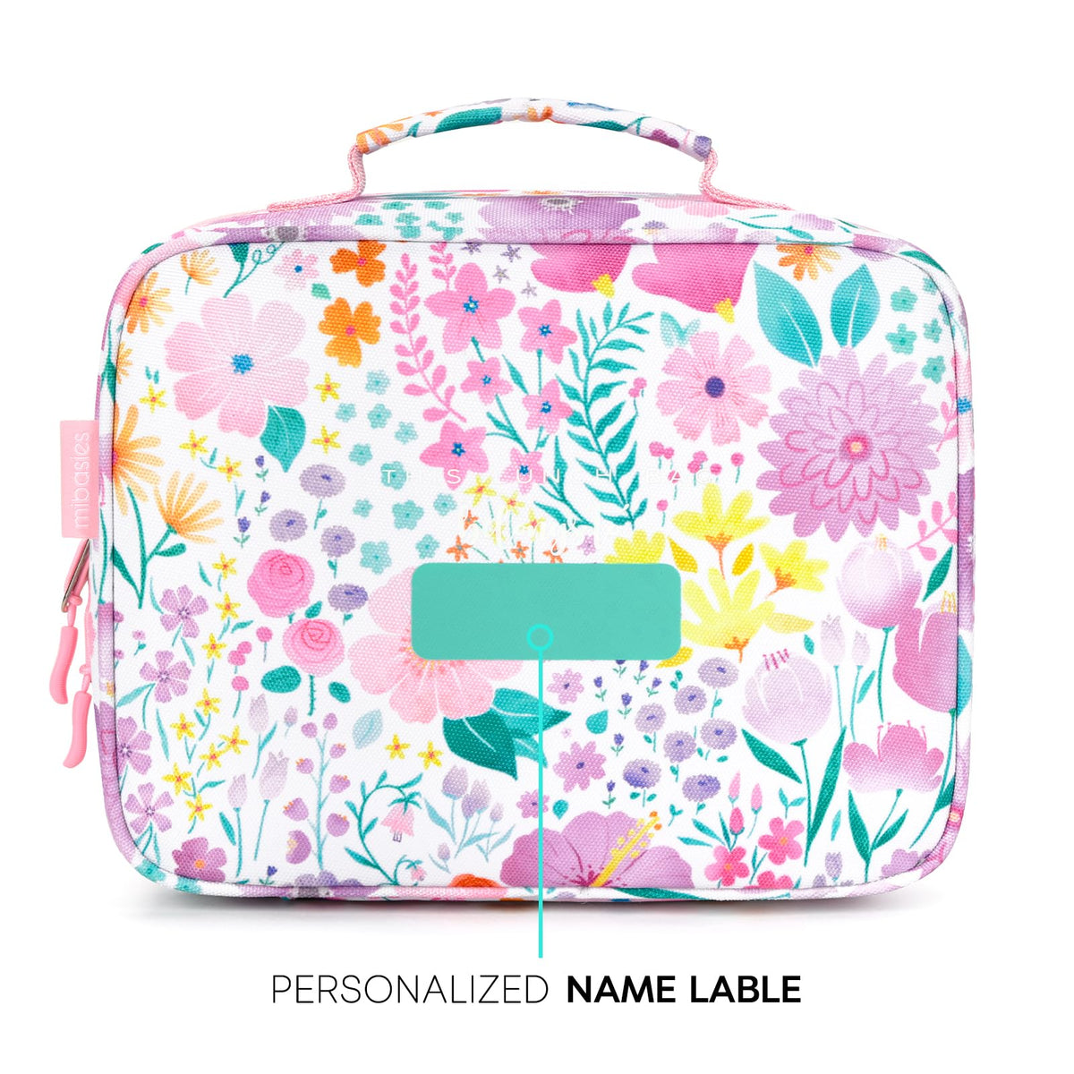 mibasies Kids Lunch Box for Girls, Insulated Lunch Bag School Kindergarten