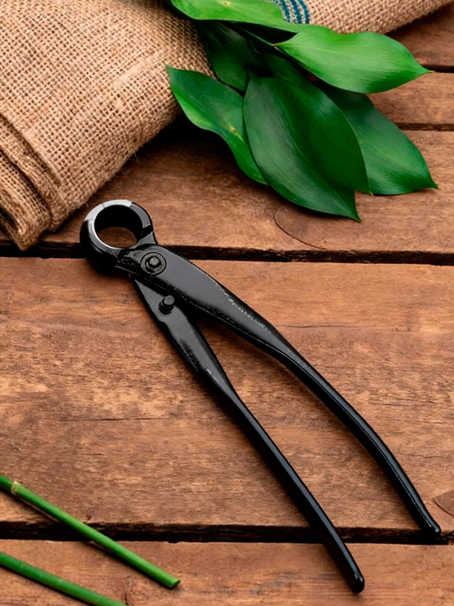 Haosie Bonsai Concave Cutter, Bonsai Tools Concave Cutter, 8.4 Inch Manganese Steel Alloy Sharp Blade Round Edge Knob Cutter, Gardening Concave Pruner(210mm / 8.27inch)(210mm)