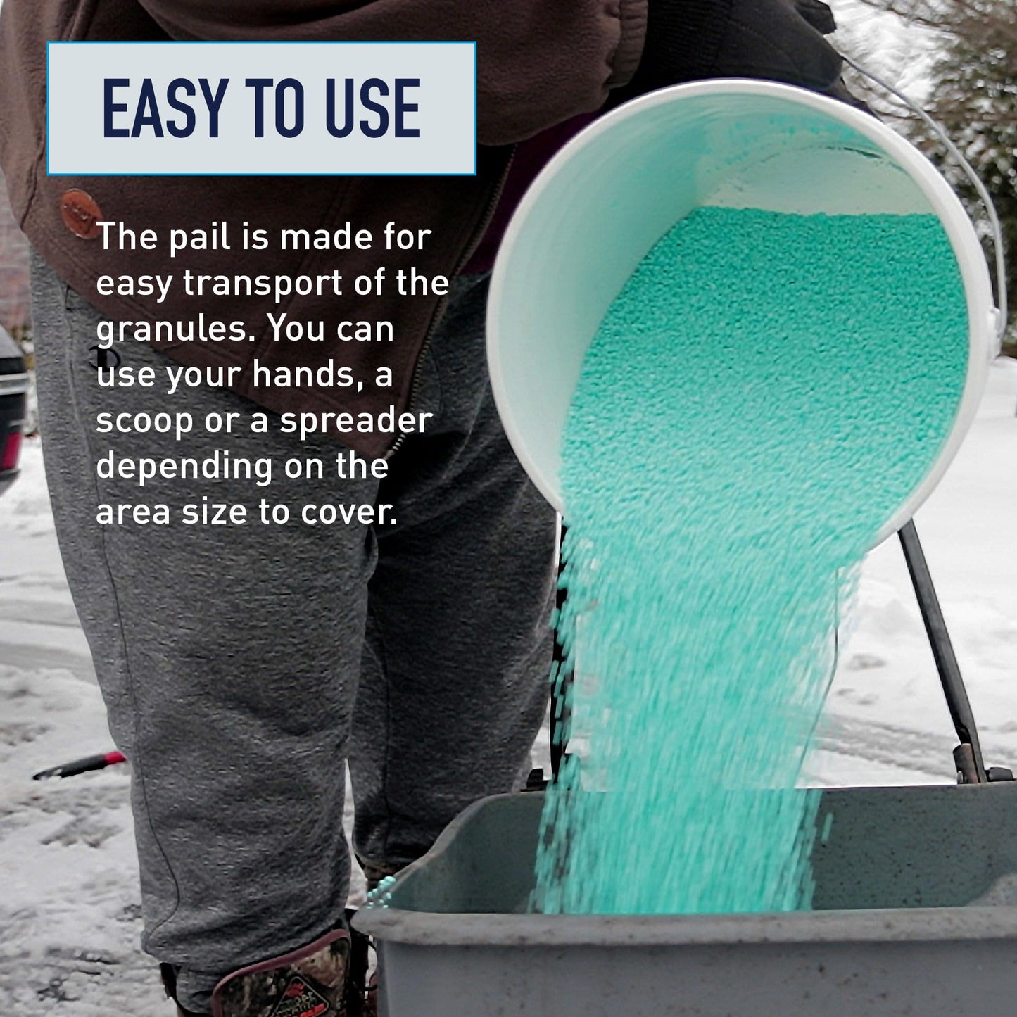 Safe Paw Pet-Safe Ice Melt, Salt & Chloride-Free Deicer, 35 Lbs - Non-Corrosive, Dog-Friendly Snow Melter for Concrete, Wood Decks, Driveways & Sidewalks, 100 Sq. Ft. Coverage Per Pound