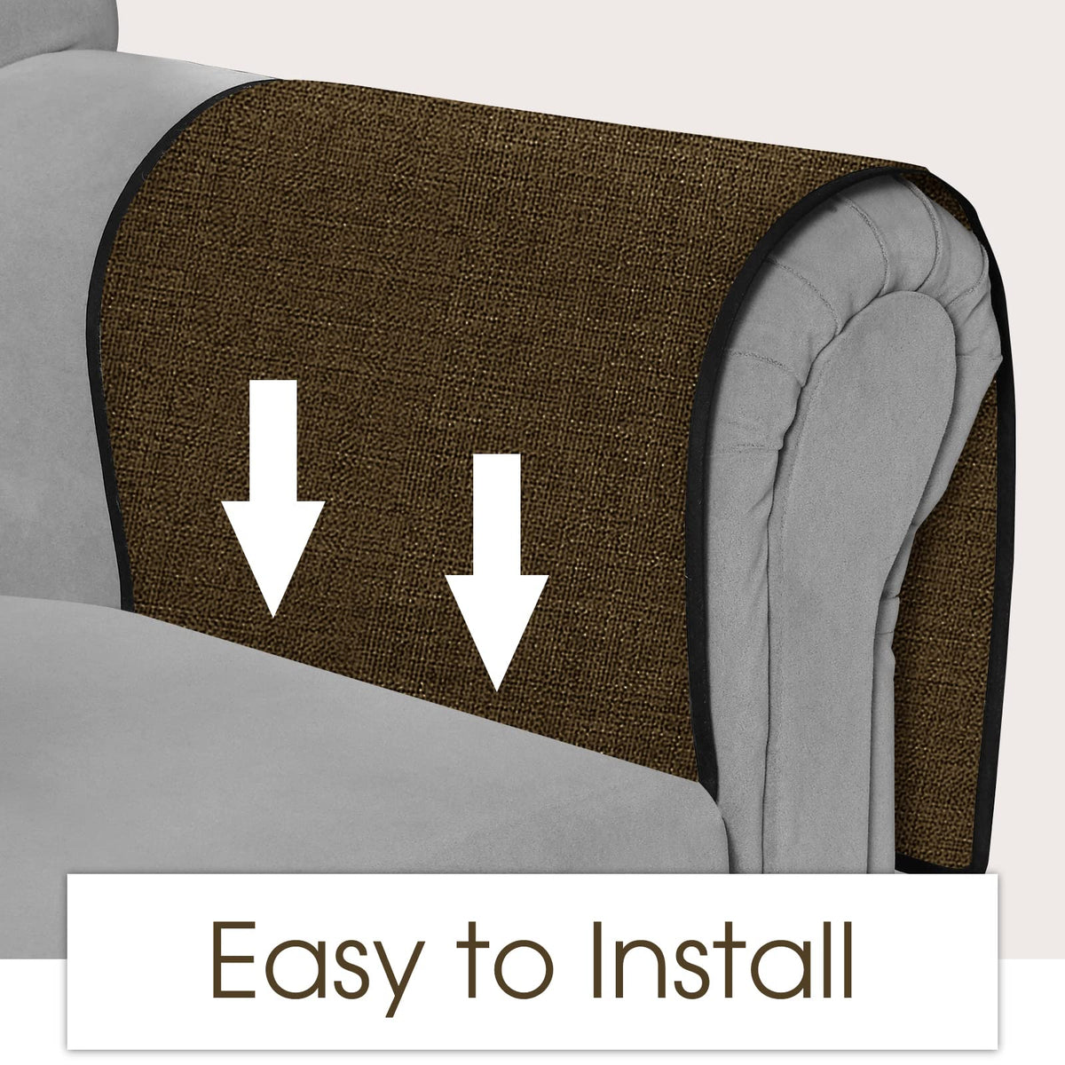 Joywell Remote Control Holder Armchair Caddy Armrest Organizer Chocolate