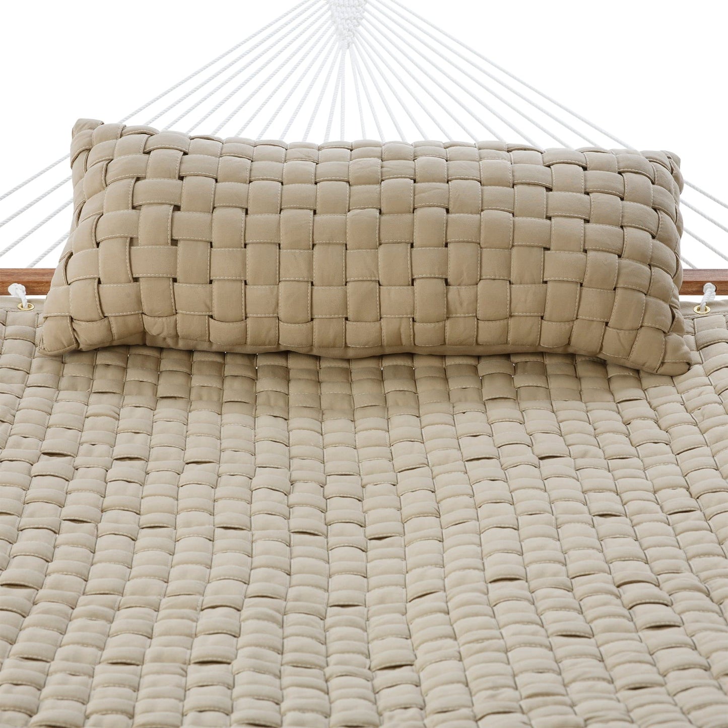 Hatteras Hammocks B-Weave-AB Soft Weave Hammock Pillow, Antique Beige