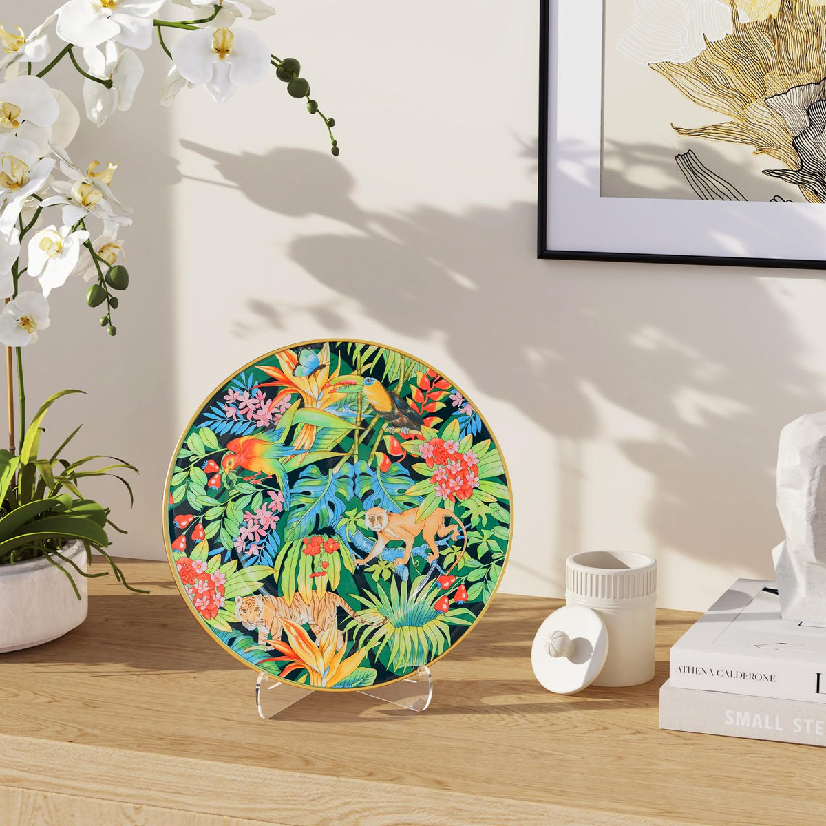 5 Pack Acrylic Display Stand, Plate Stand for Display, Easel Stand
