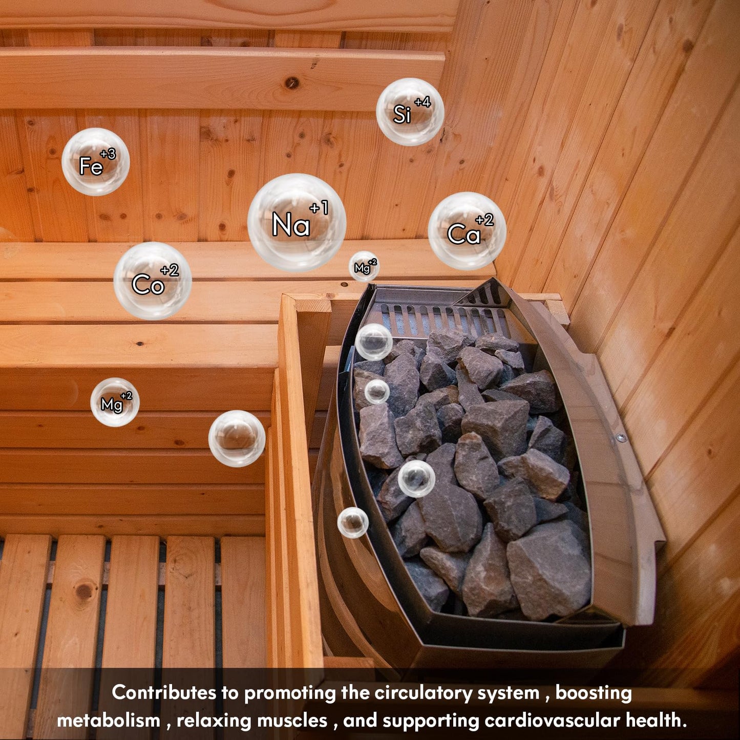 WILLOWYBE Sauna Stone Rock Grade A+ Roughly 35lb/16kg, Sauna Accessory