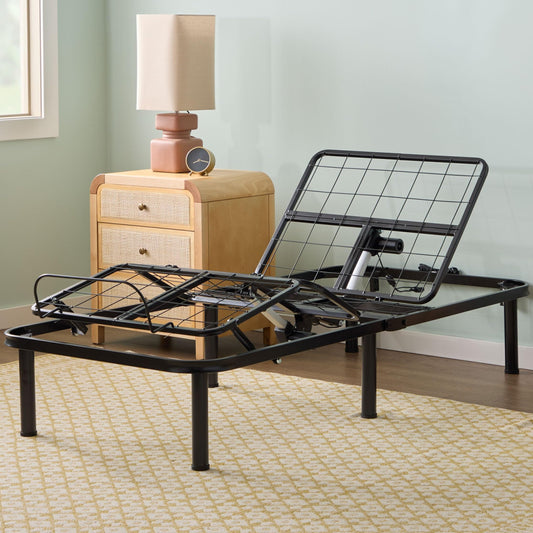 Linenspa Adjustable Bed Base — Motorized Head and Foot Incline — Twin XL