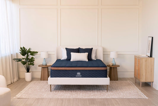 Brooklyn Bedding Aurora Luxe 14 Inch Split CA King 36"x84" Hybrid Mattress | Firm Feel | Cloud Pillowtop Upgrade | CERTIPUR-US Certified Foam