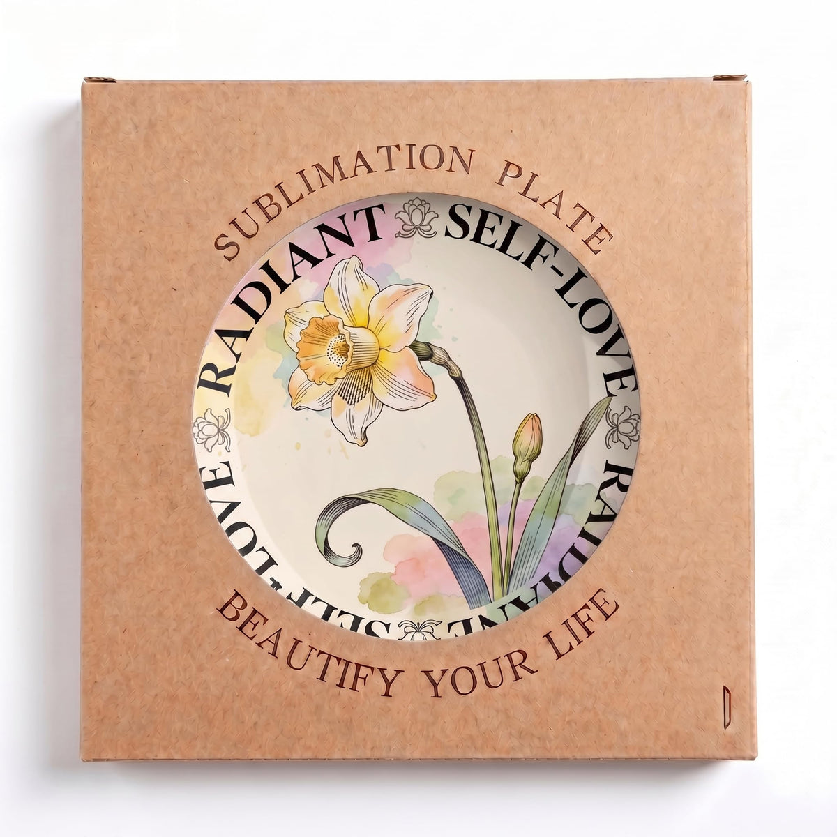 Nichcepts 8 Inch Decorative Plates Birth Flower March Daffodil