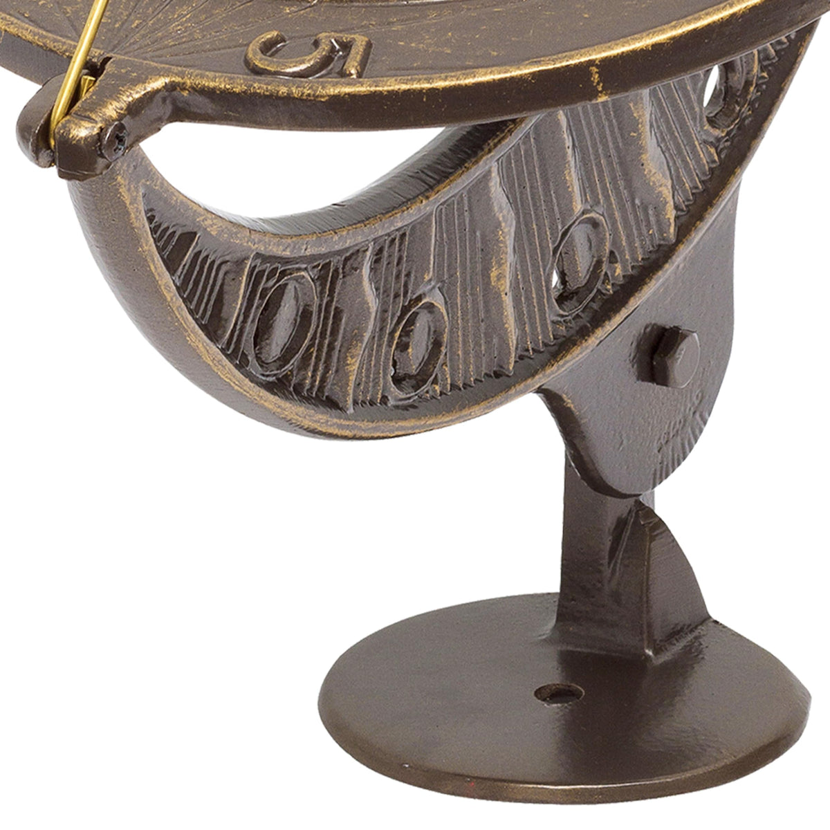 Whitehall Products Sun and Moon Sundial, French Bronze